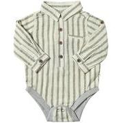Me & Henry Jasper Woven Onesie