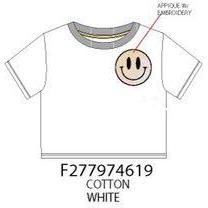 Paper Flower Happy Face Applique Shirt