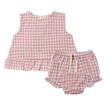 Vignette Aria Set | Rose Plaid