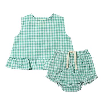 Vignette Aria Set | Green Plaid
