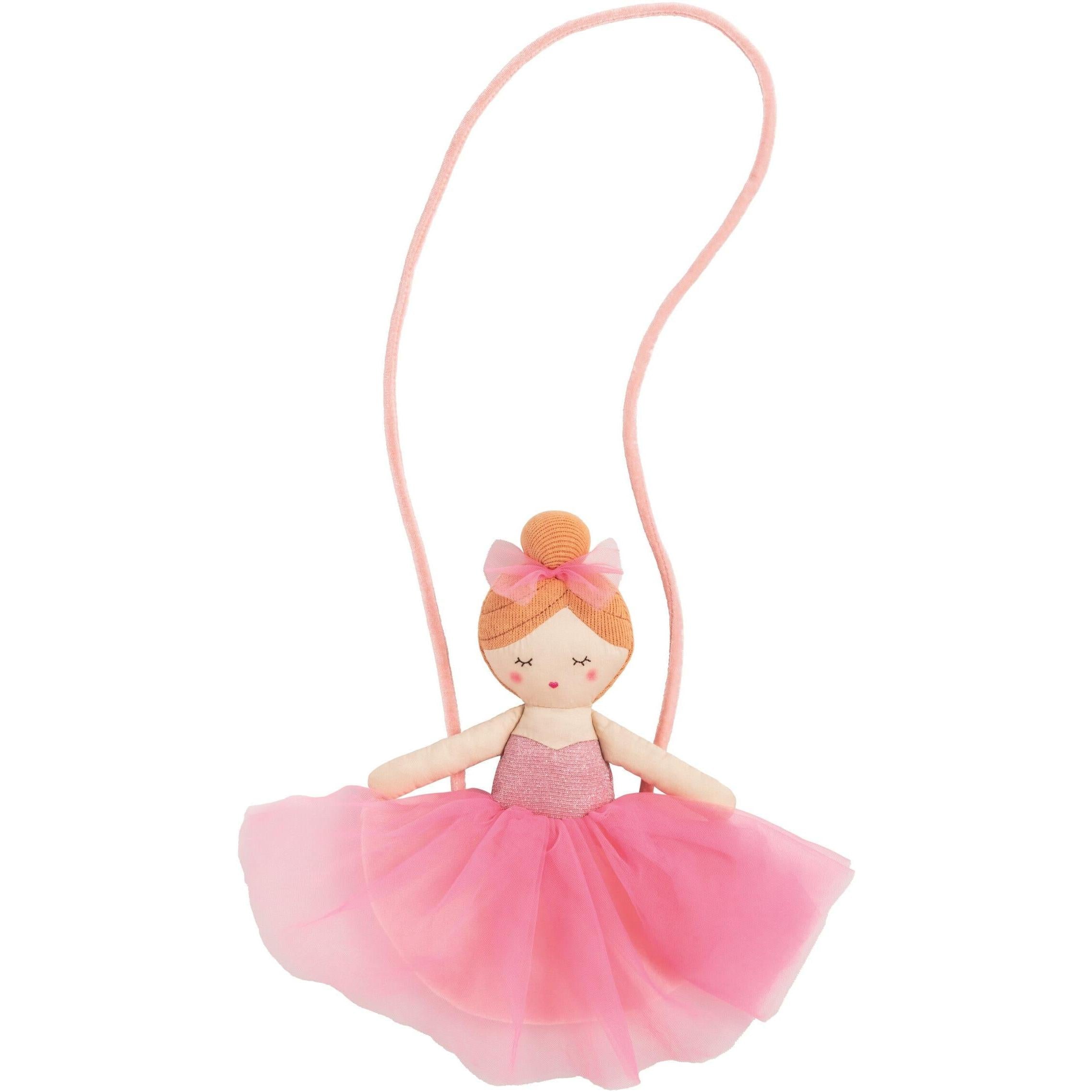 Mud Pie Tulle Ballerina Purse Red