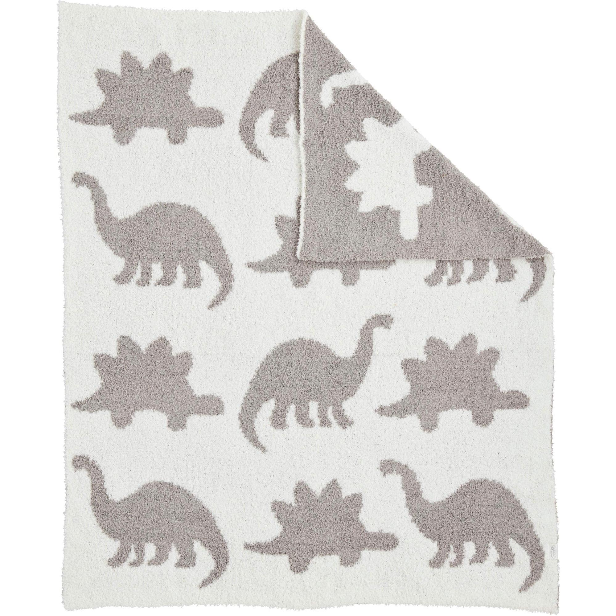 Mud Pie Chenille Dino Blanket