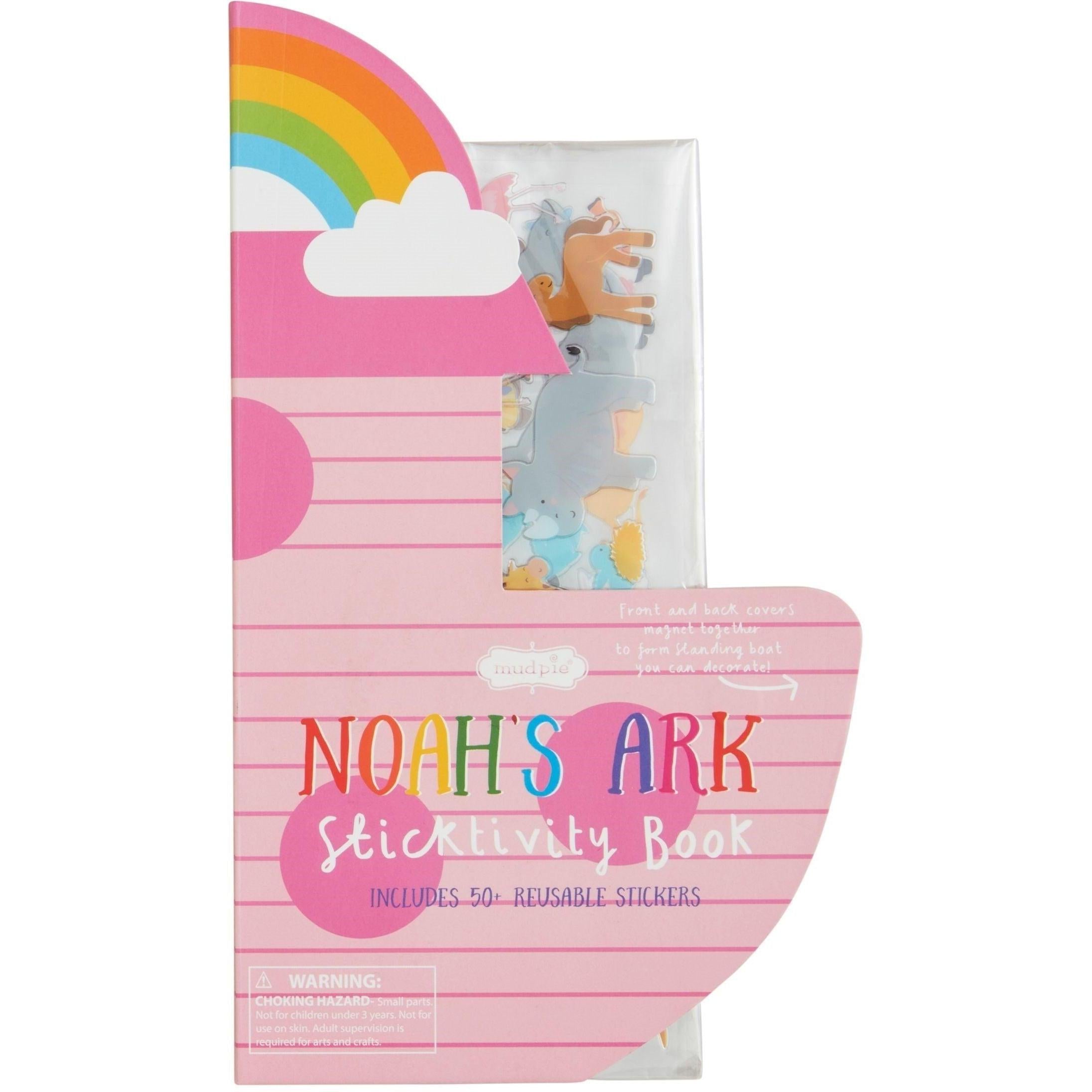Mud Pie Pink Noahs Ark Sticker Book