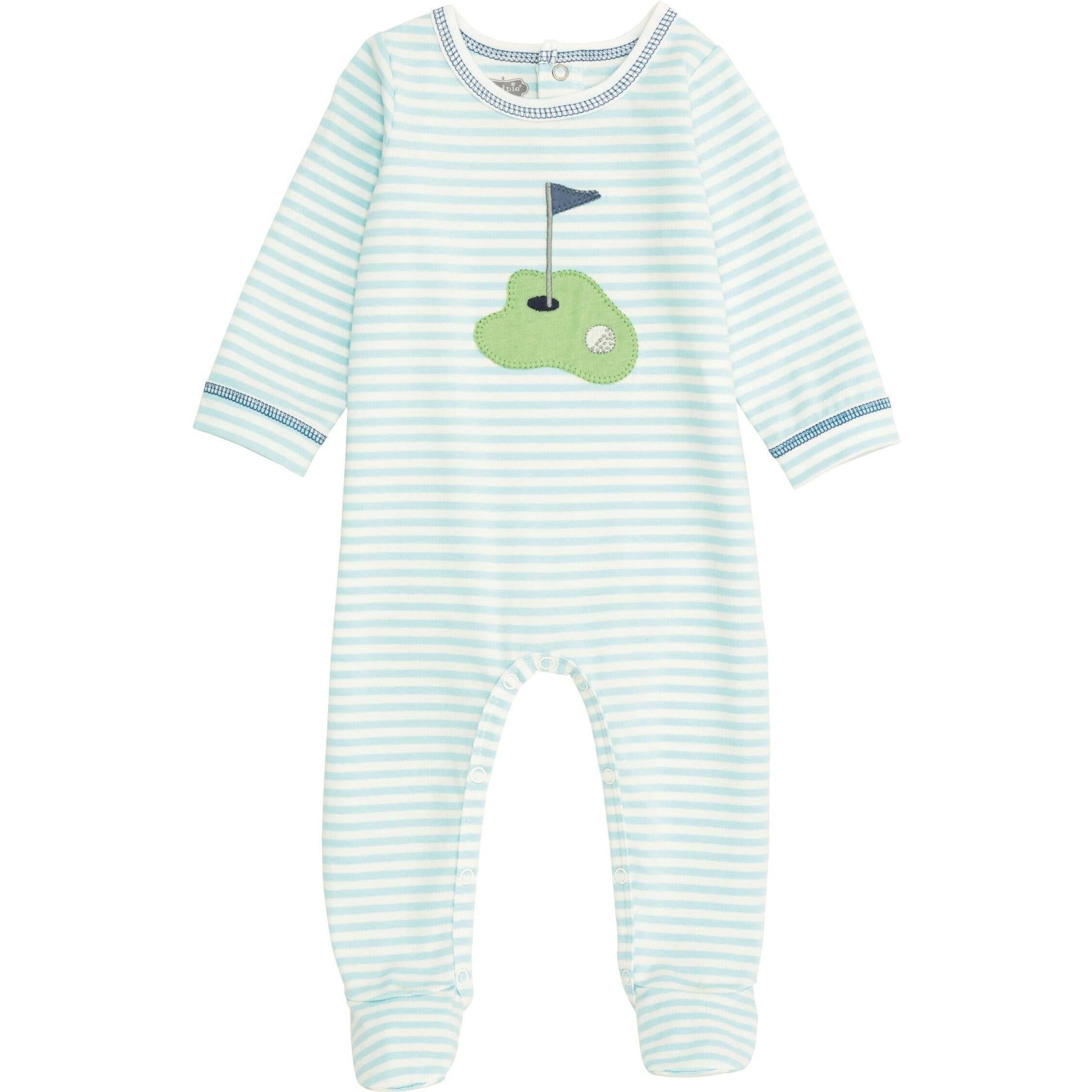 Mud Pie Blue Boy Golf Sleeper