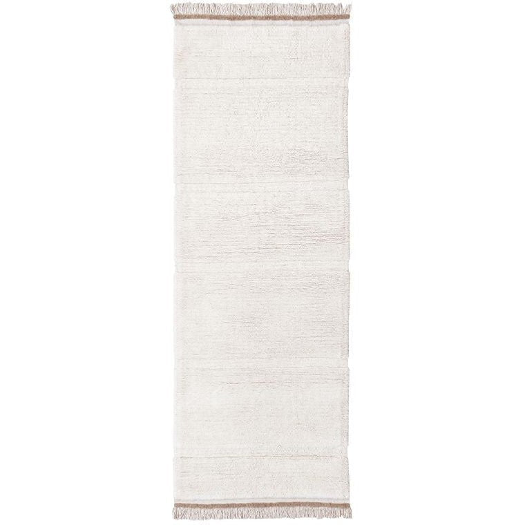 Lorena Canals Woolable Runner Rug Steppe | Sheep White