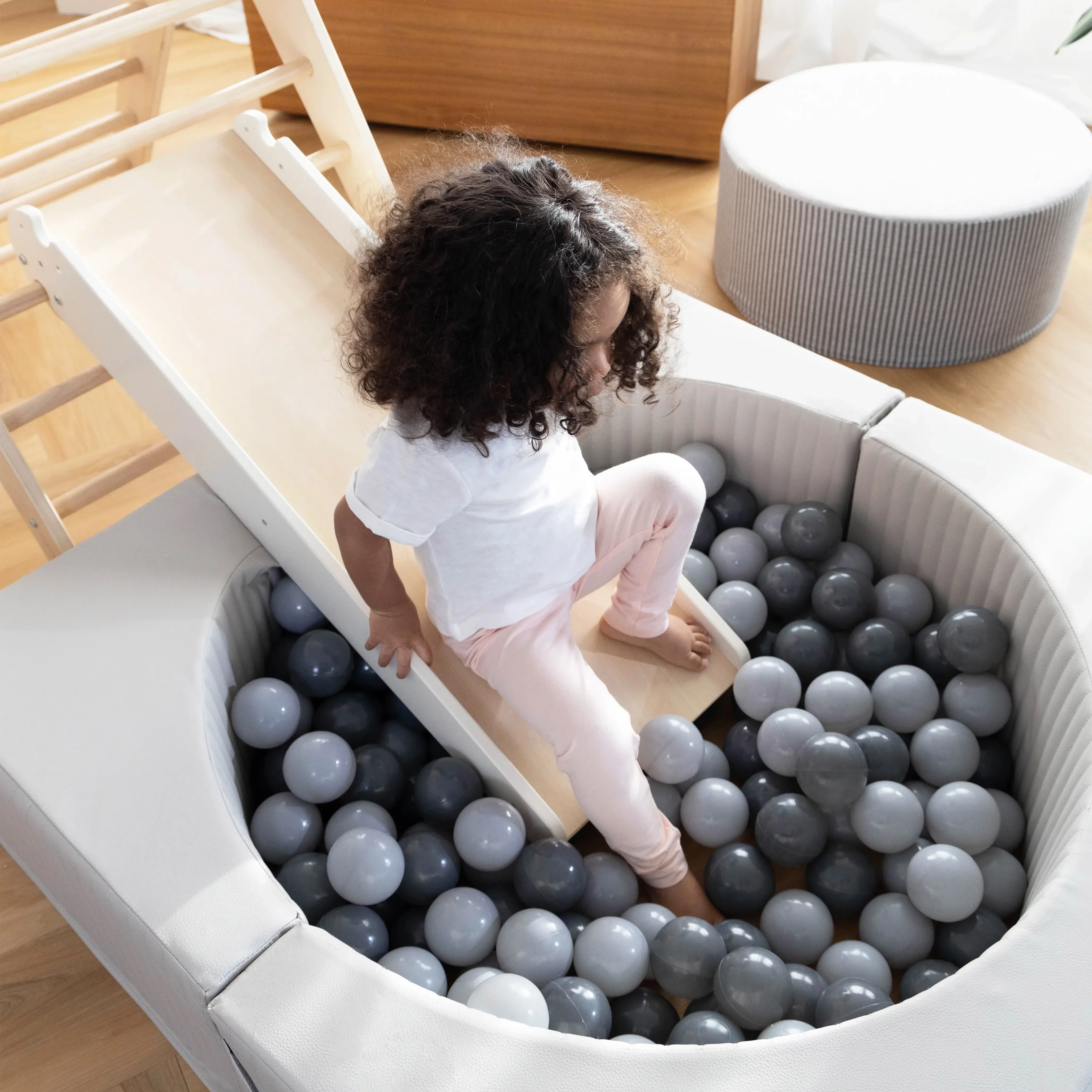 Coco Village Montessori 2-in-1 Grip Climber Board & Slide