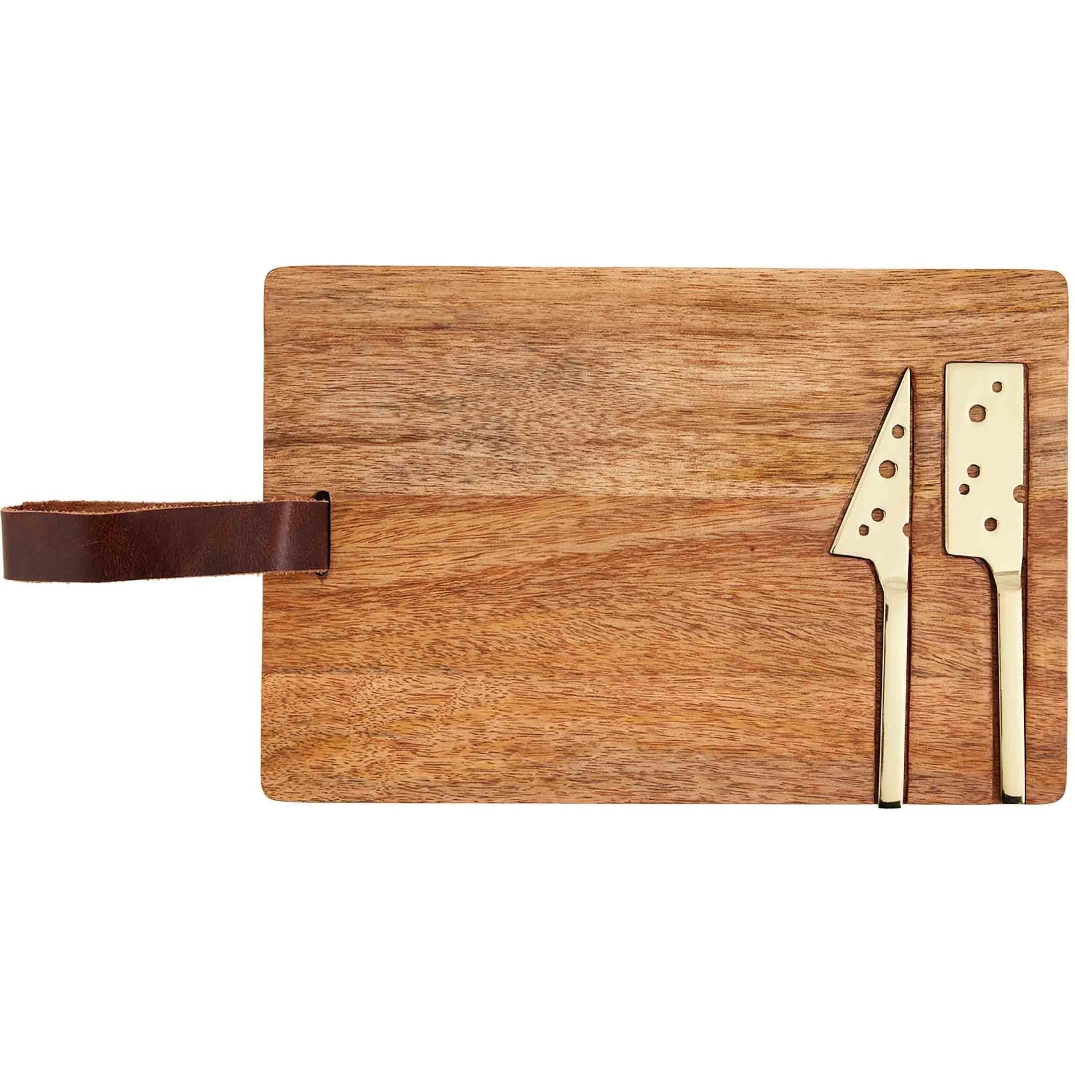 Mud Pie Integral Cheese Utensil Board Set