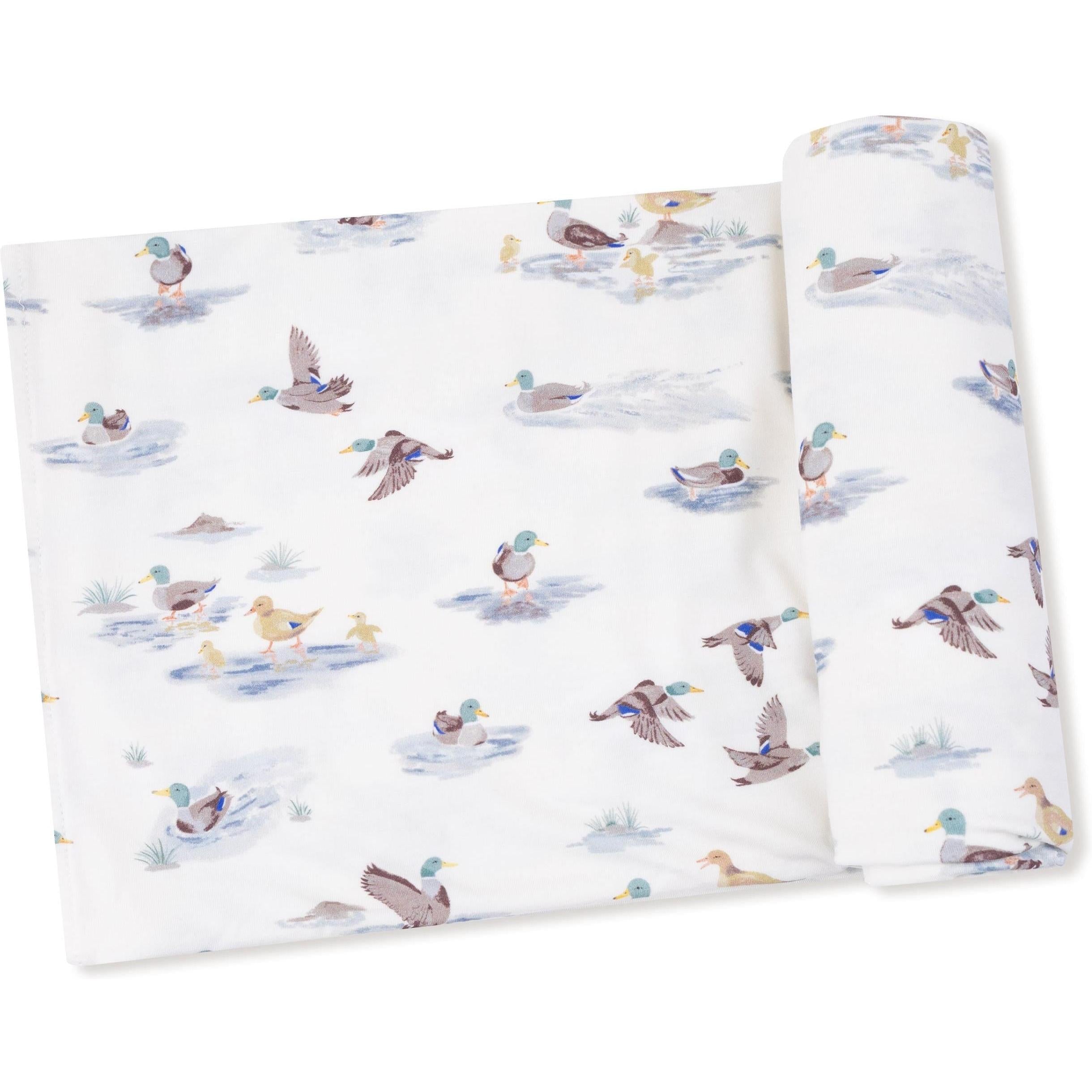 Angel Dear Migrating Mallards Swaddle Blanket