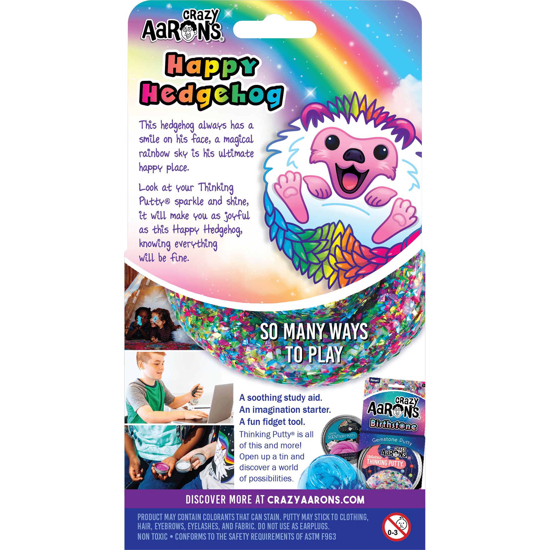 Crazy Aaron’s Happy Hedgehog | Putty Pets