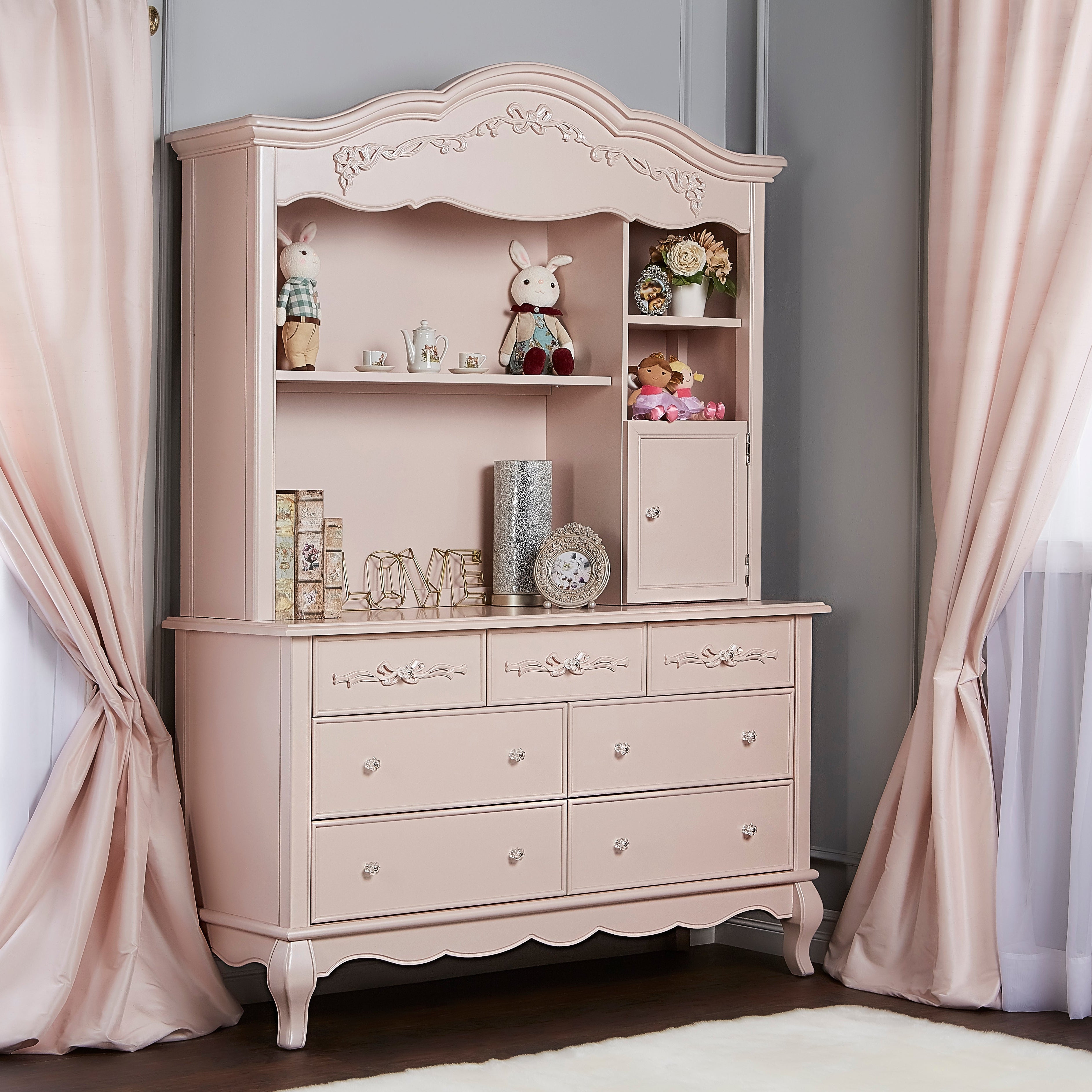 Evolur Aurora Hutch/Bookcase