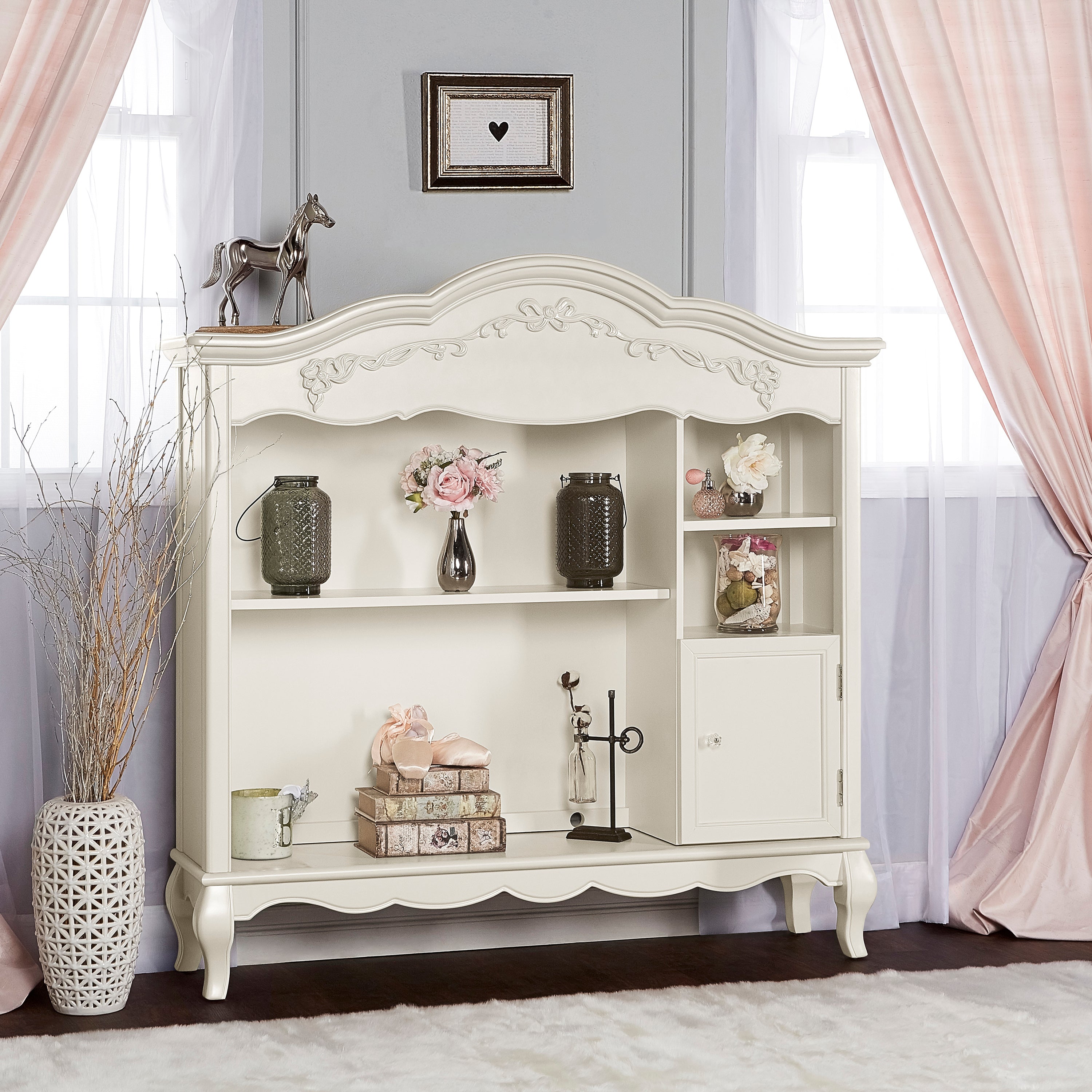 Evolur Aurora Hutch/Bookcase