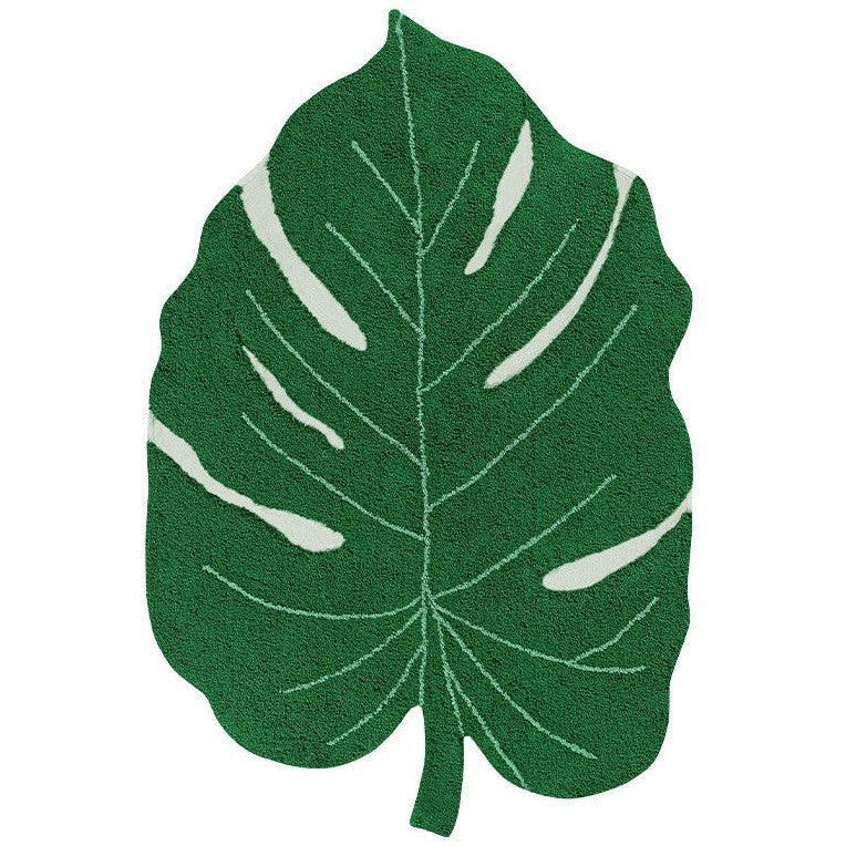 Lorena Canals Washable Rug Monstera Leaf