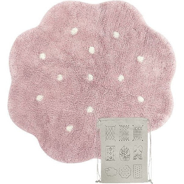 Lorena Canals Washable Rug Mini Little Biscuit Pink