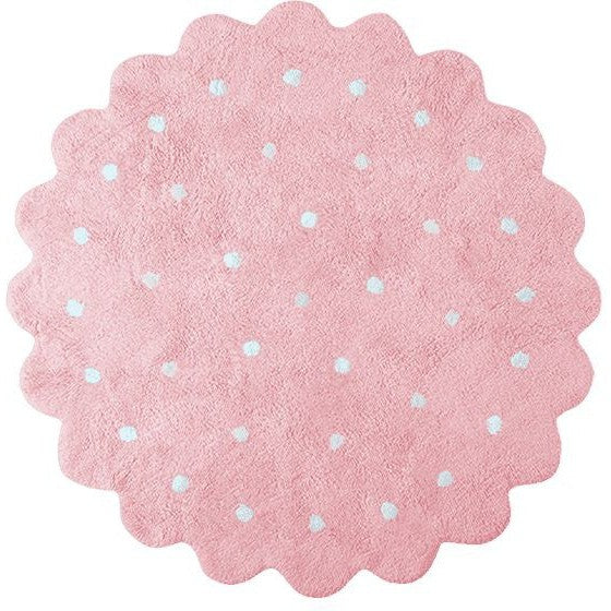 Lorena Canals Washable Rug Little Biscuit Pink