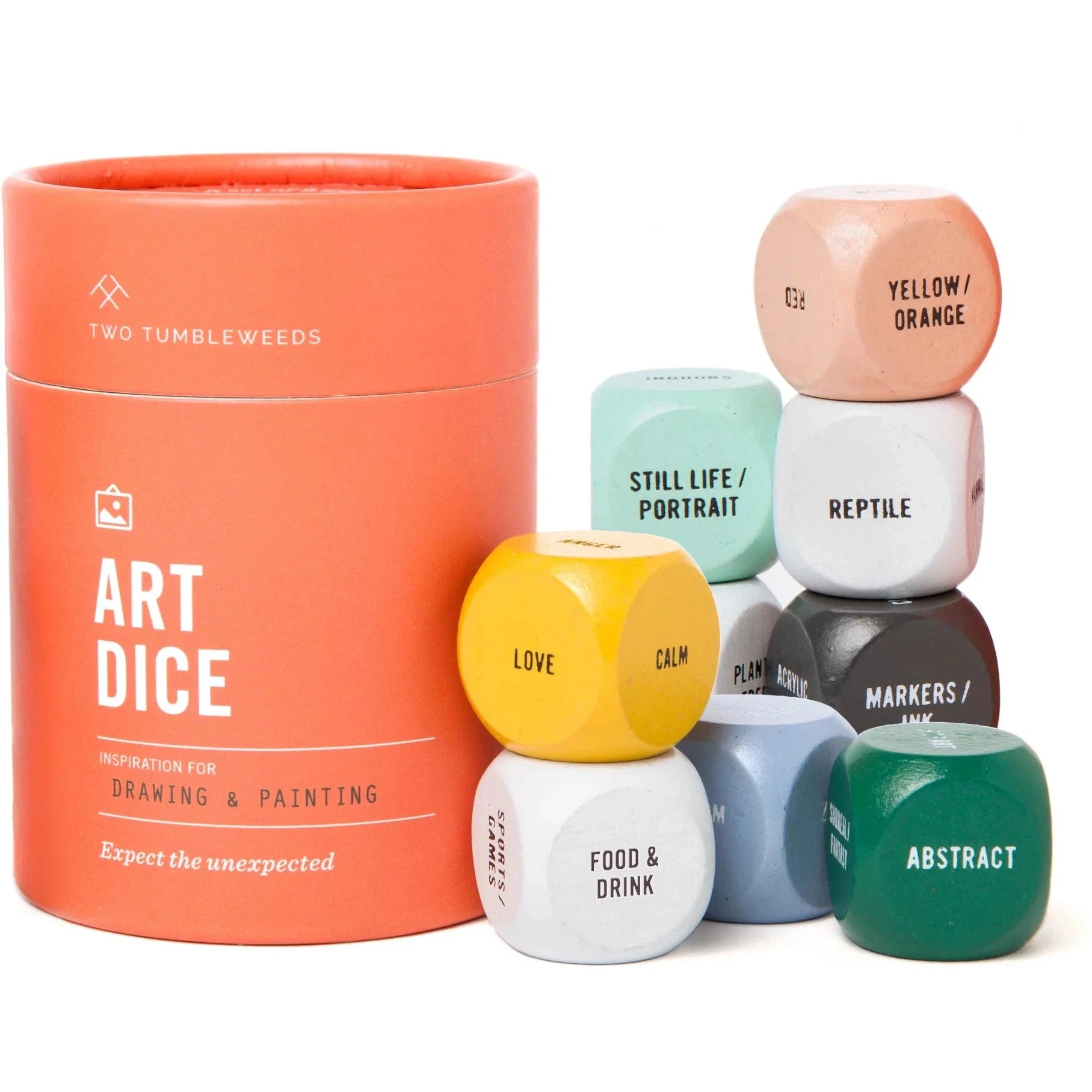 Two Tumbleweeds Art Dice