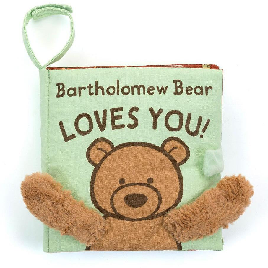 Jellycat Bartholomew Bear Loves You Book