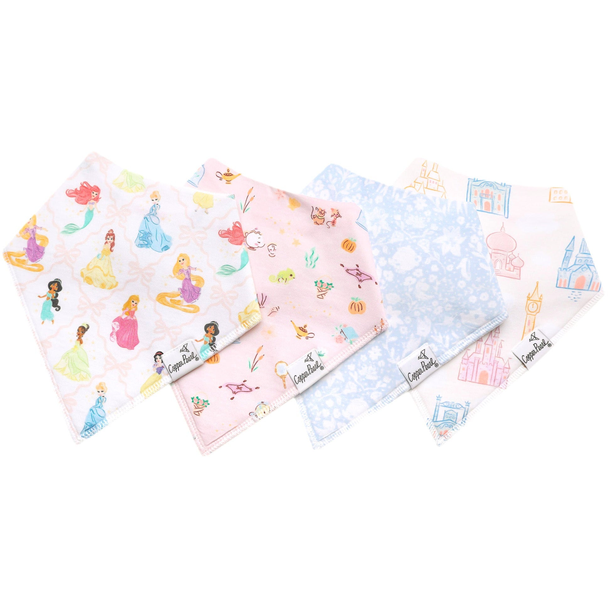 Copper Pearl Baby Bandana Bibs | Disney Princess
