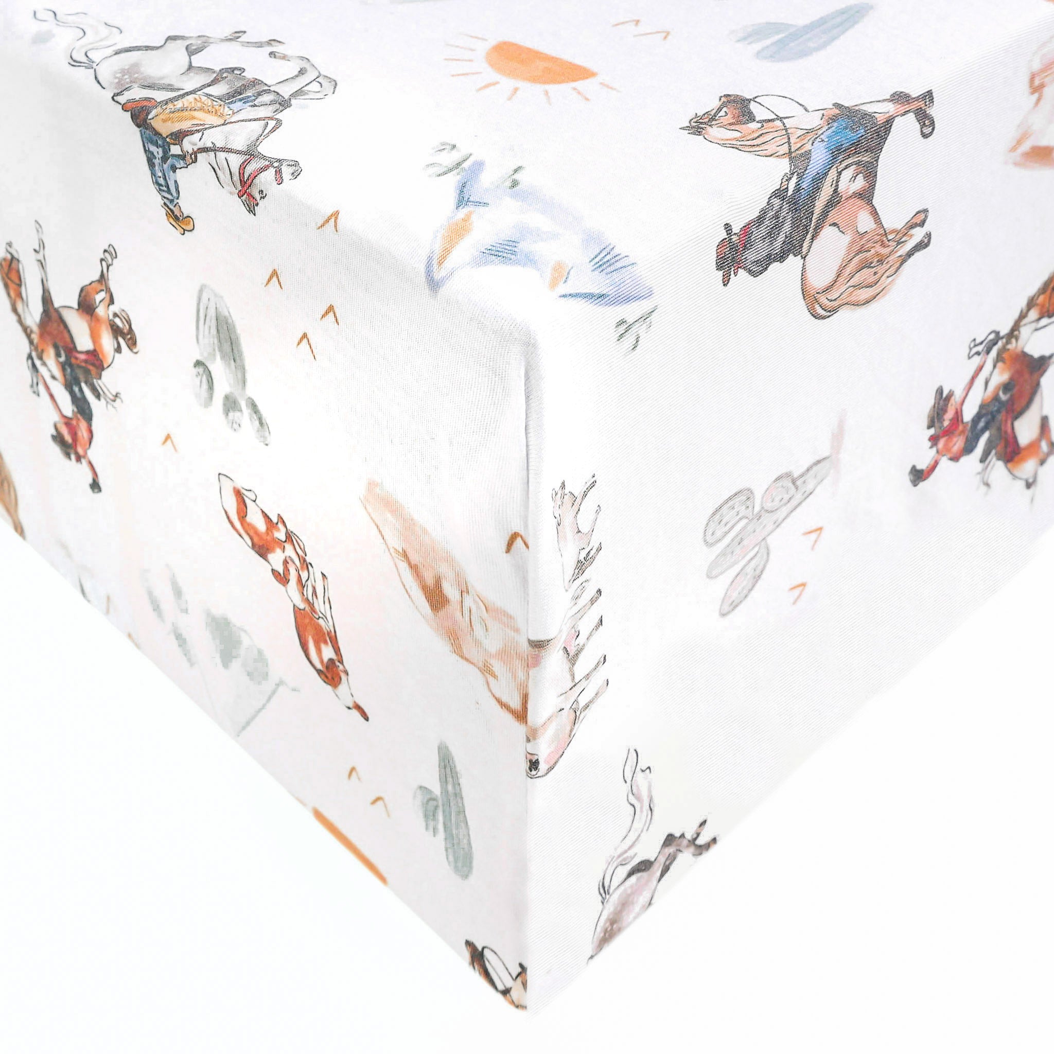 Copper Pearl Premium Knit Fitted Crib Sheet | Boone