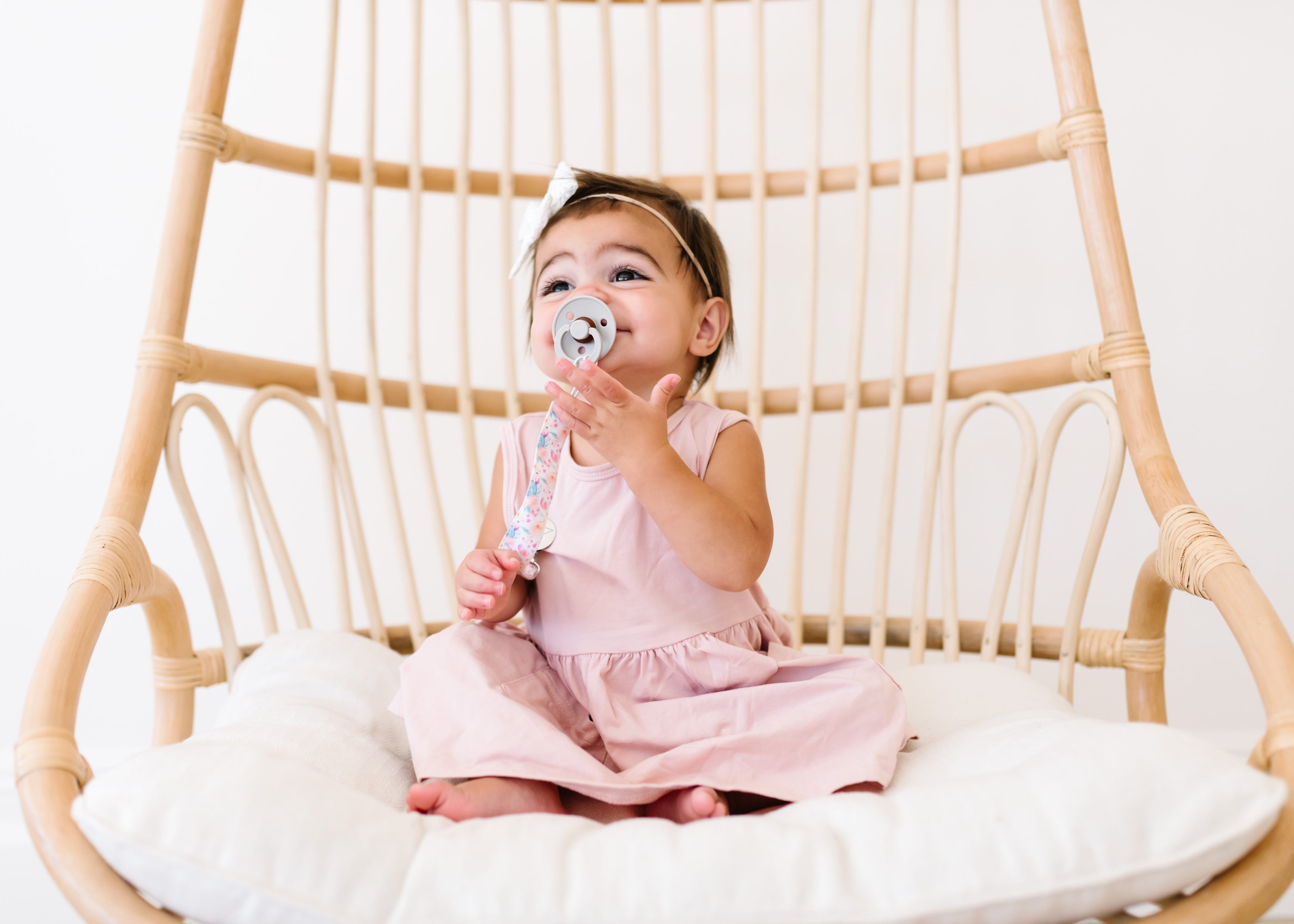 Copper Pearl Binky Clips | Bloom