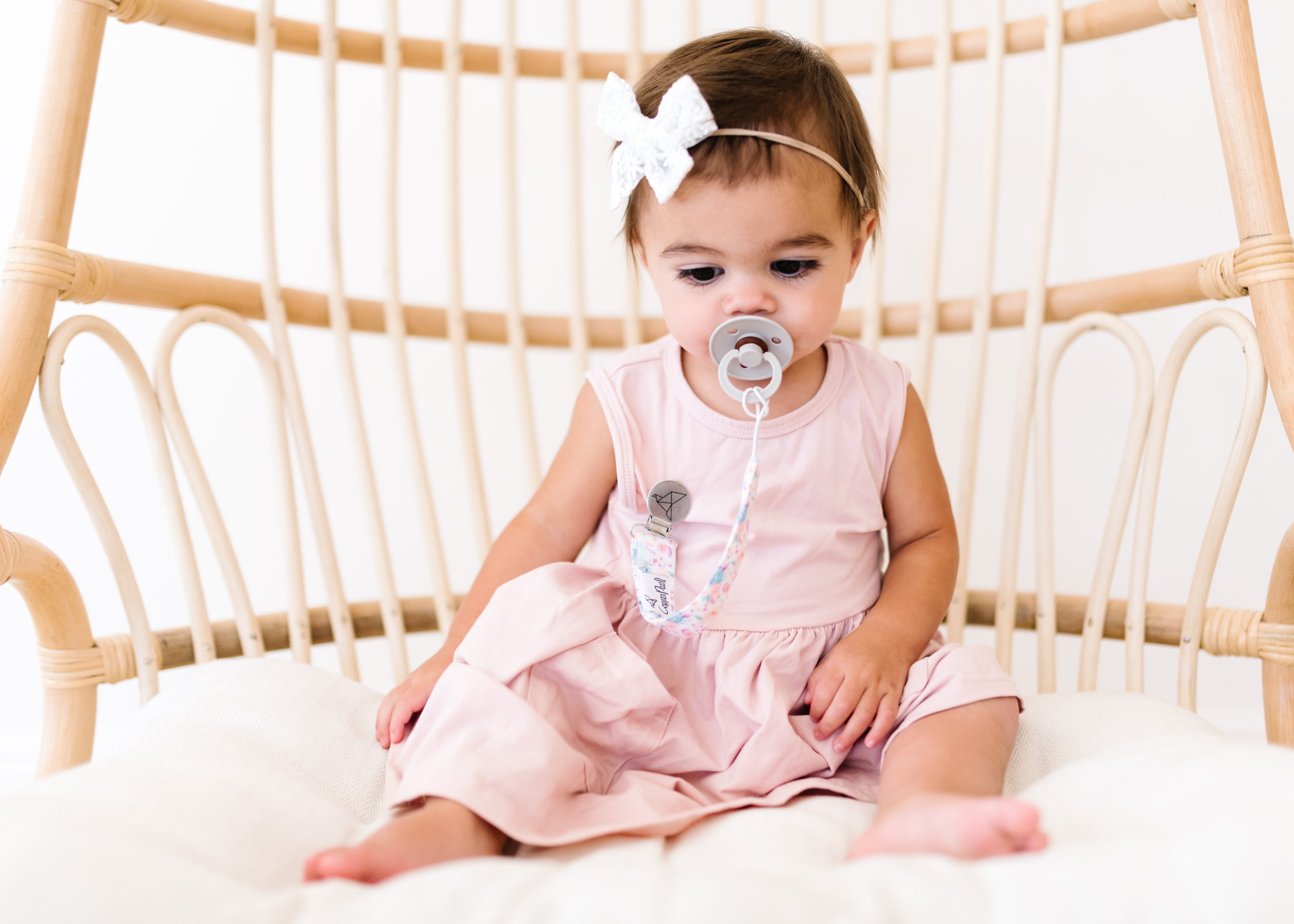 Copper Pearl Binky Clips | Bloom