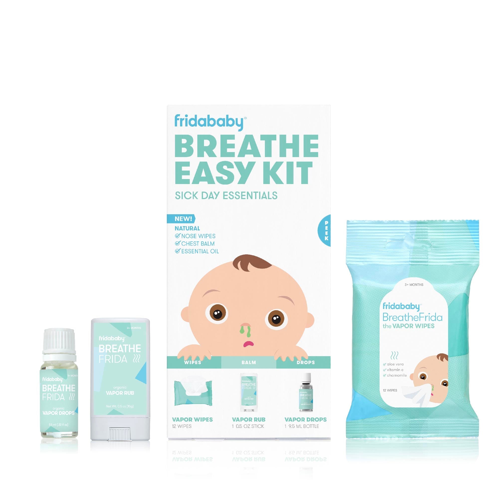Frida Breathe Easy Kit The Sick Day Essentials