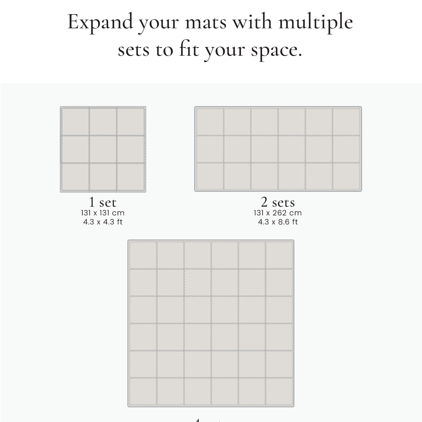 Toddlekind Classic Foam Playmats | Blush