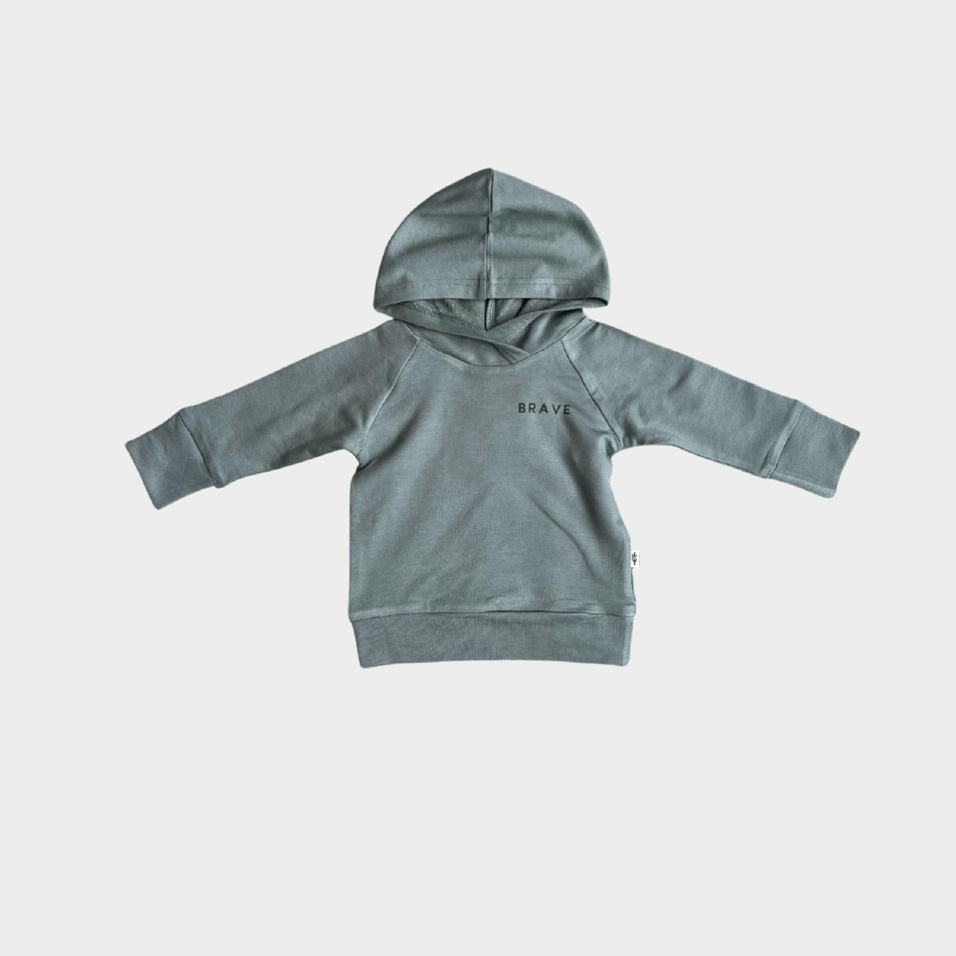 Babysprouts Pistachio Be Brave Raglan Hoodie