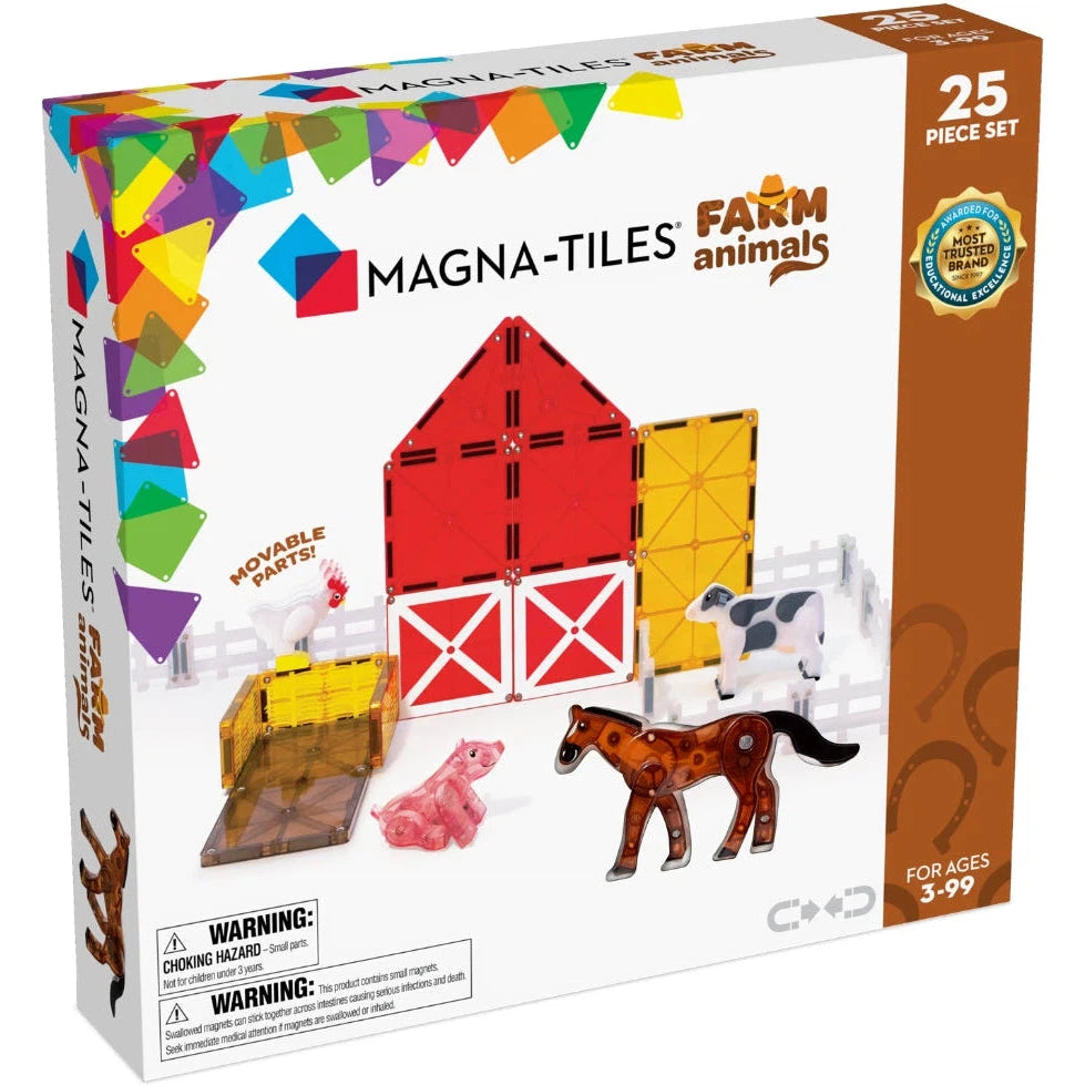 Magna-Tiles Farm Animals 25-Piece Set