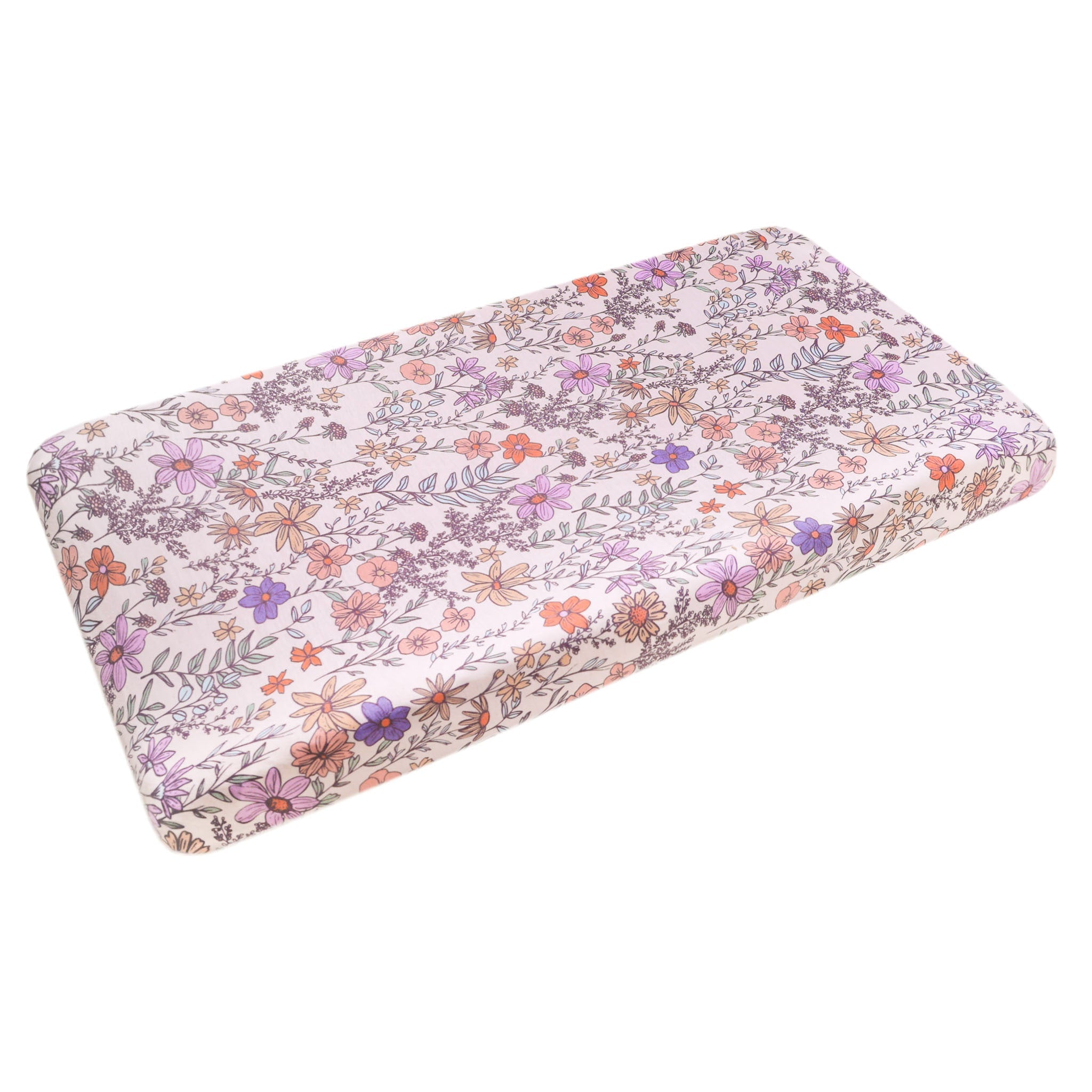 Copper Pearl Premium Knit Diaper Changing Pad Cover | Flora