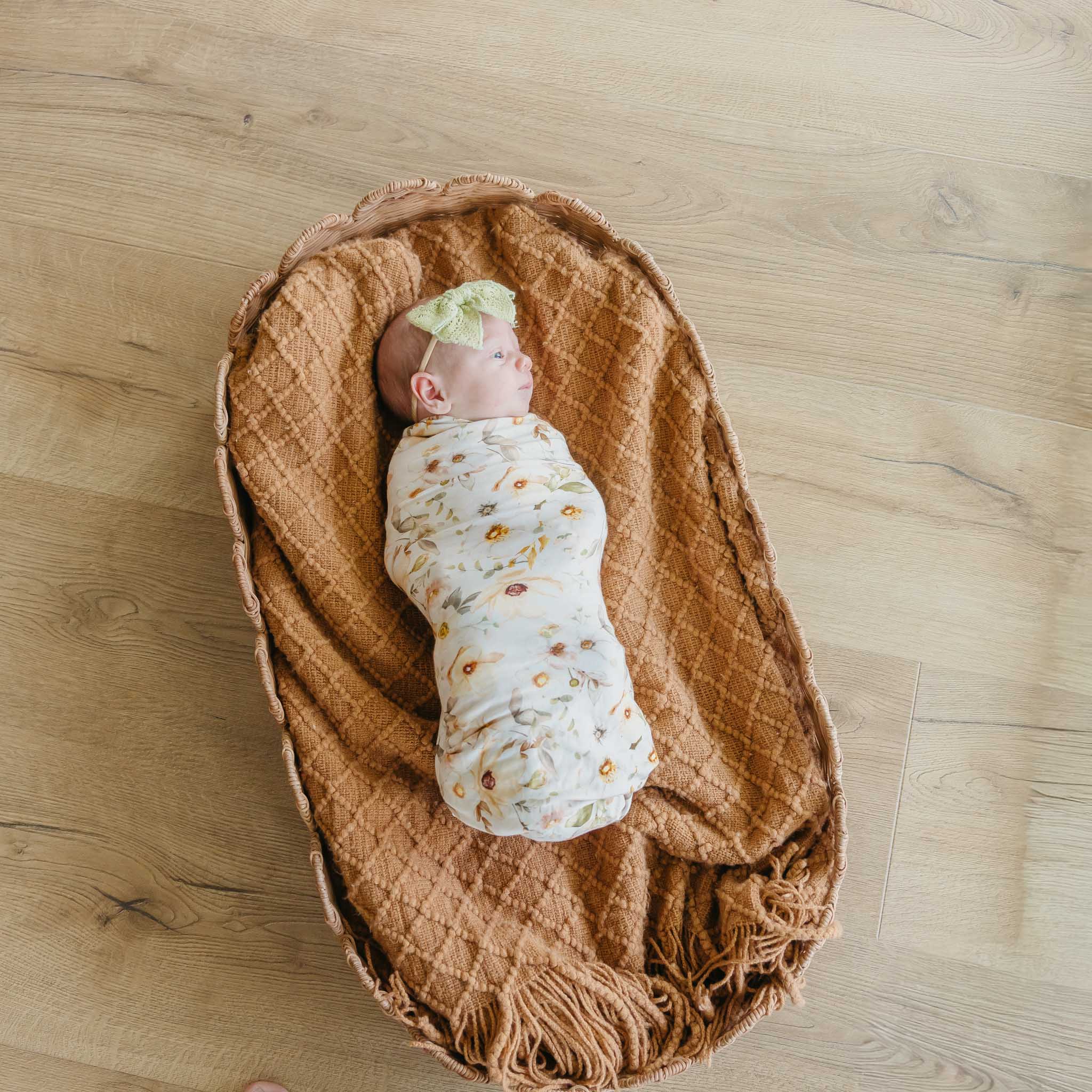 Copper Pearl Bamboo Swaddle | Angelique