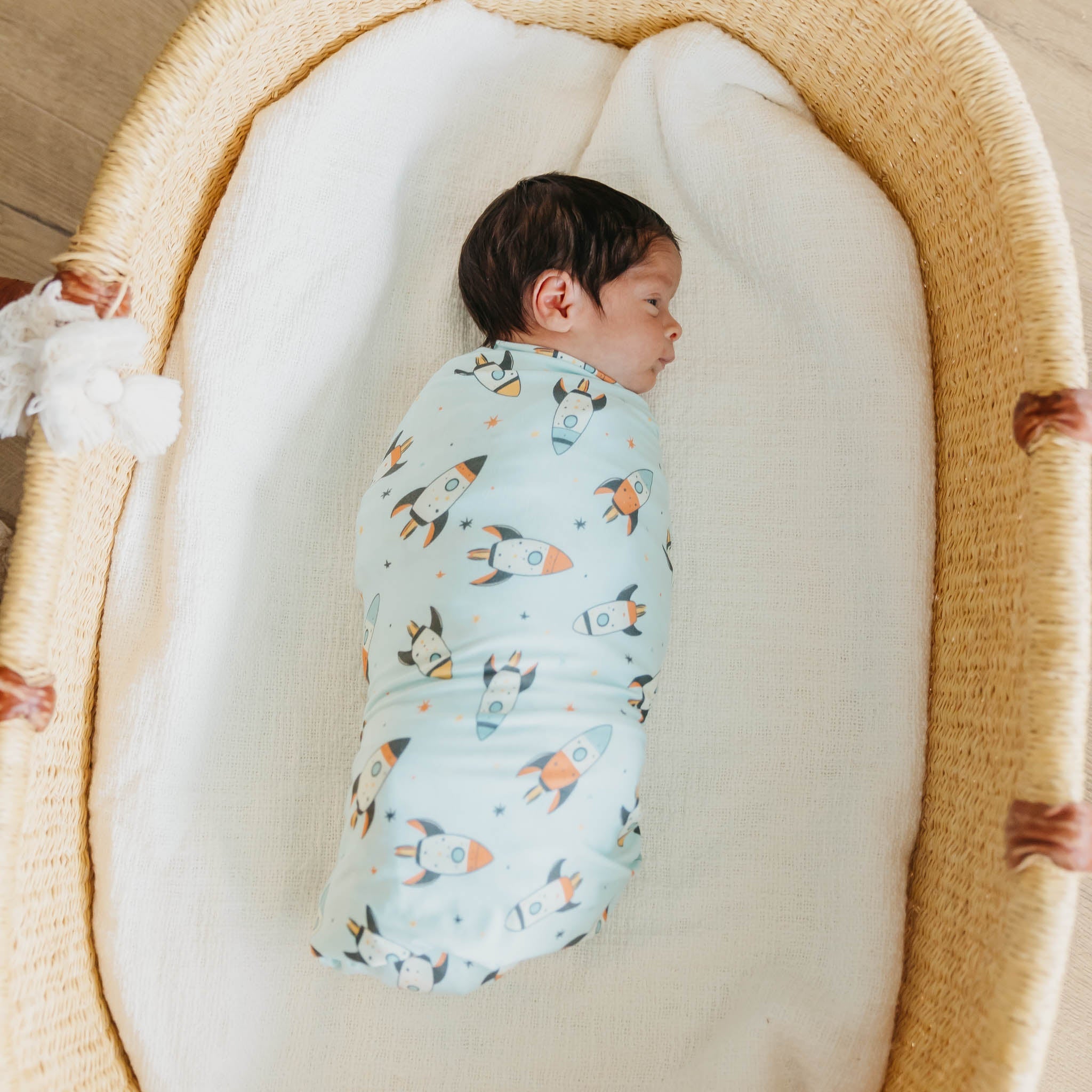 Copper Pearl Bamboo Swaddle | Rocketeer