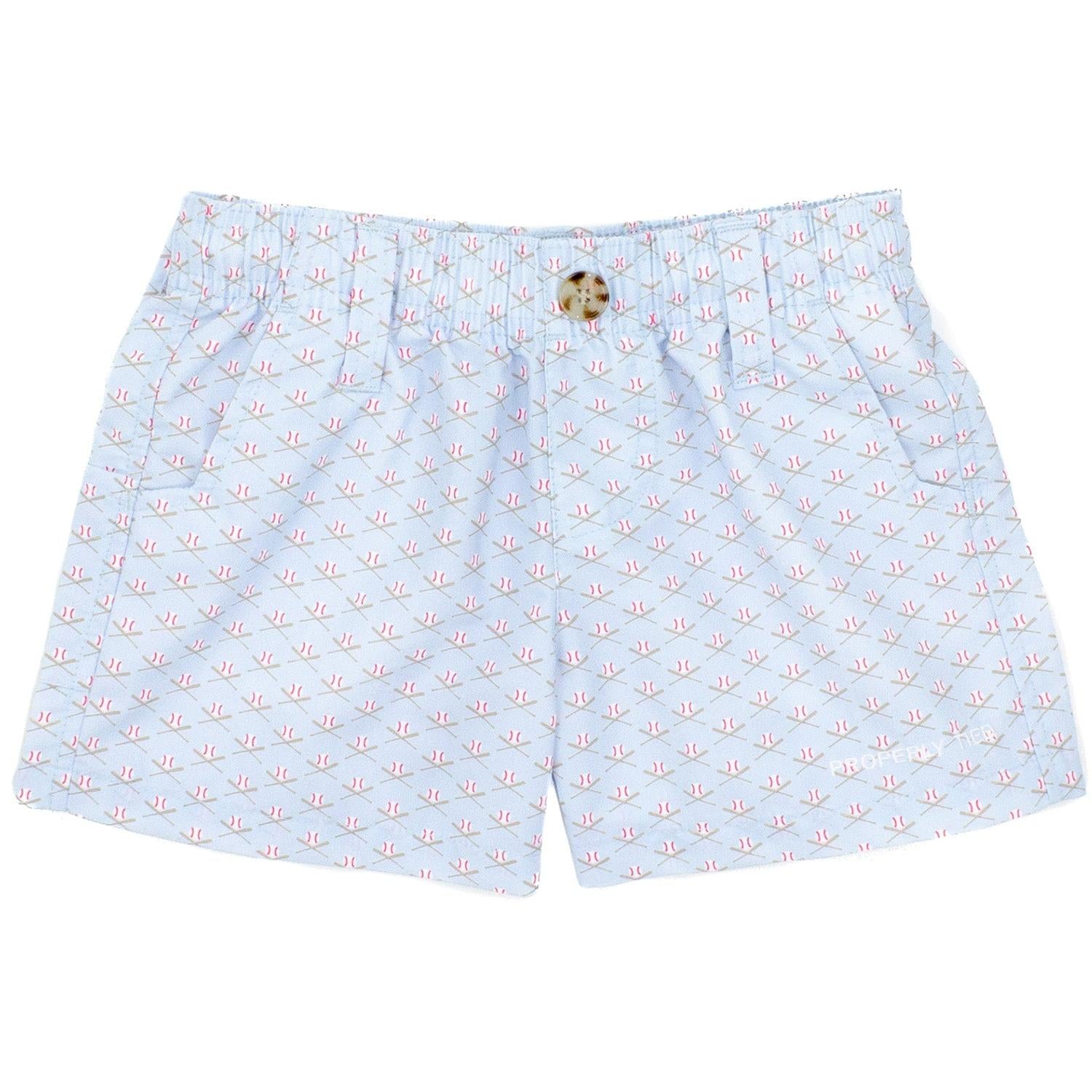 Properly TIed Boys Mallard Short Baseball Shield