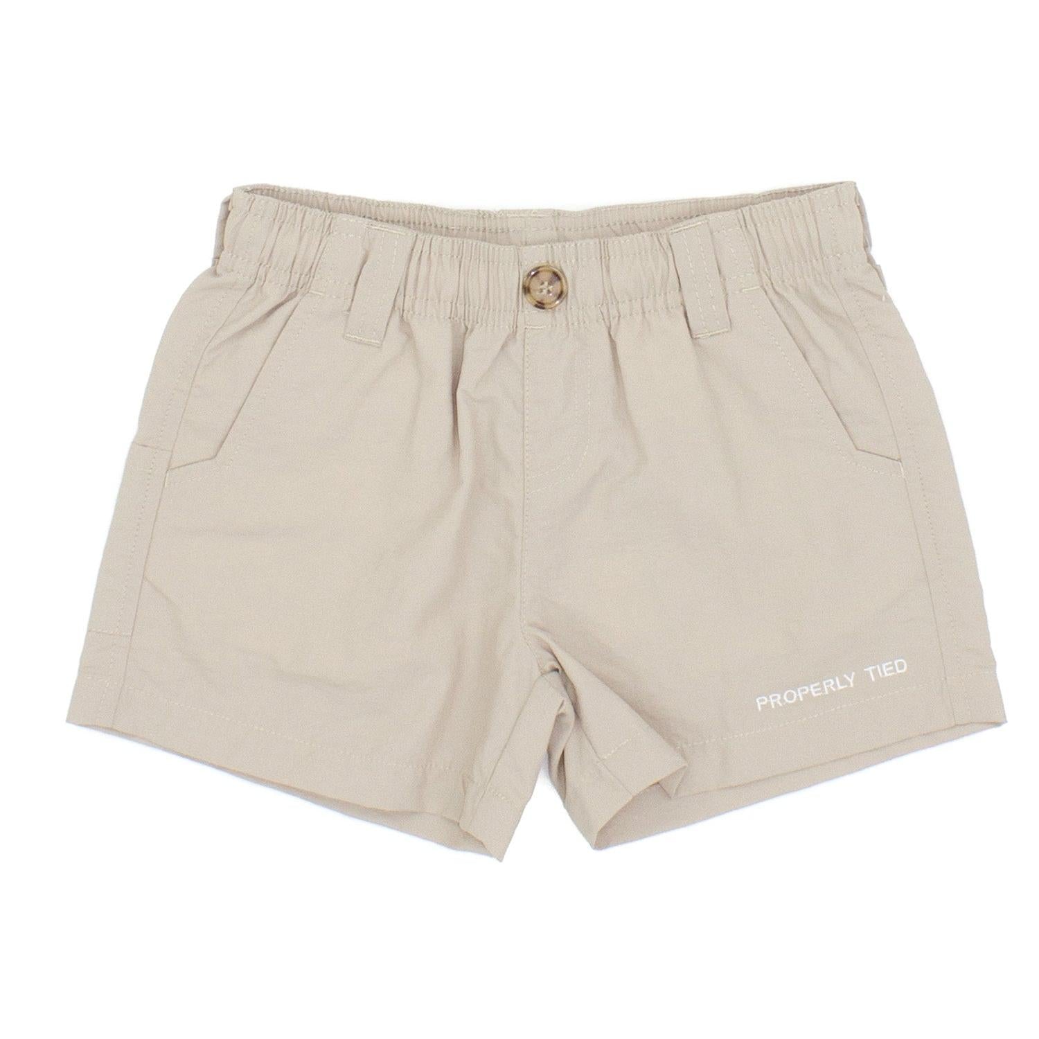 Properly TIed Boys Mallard Short Khaki