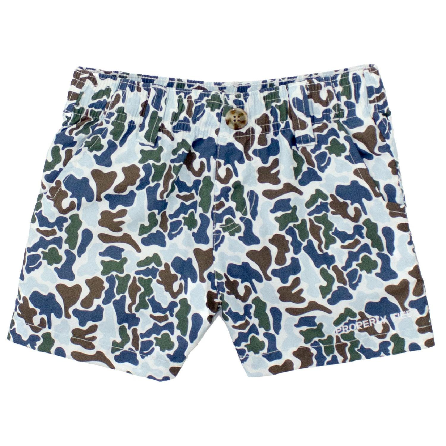Properly TIed Boys Mallard Short Terra Camo