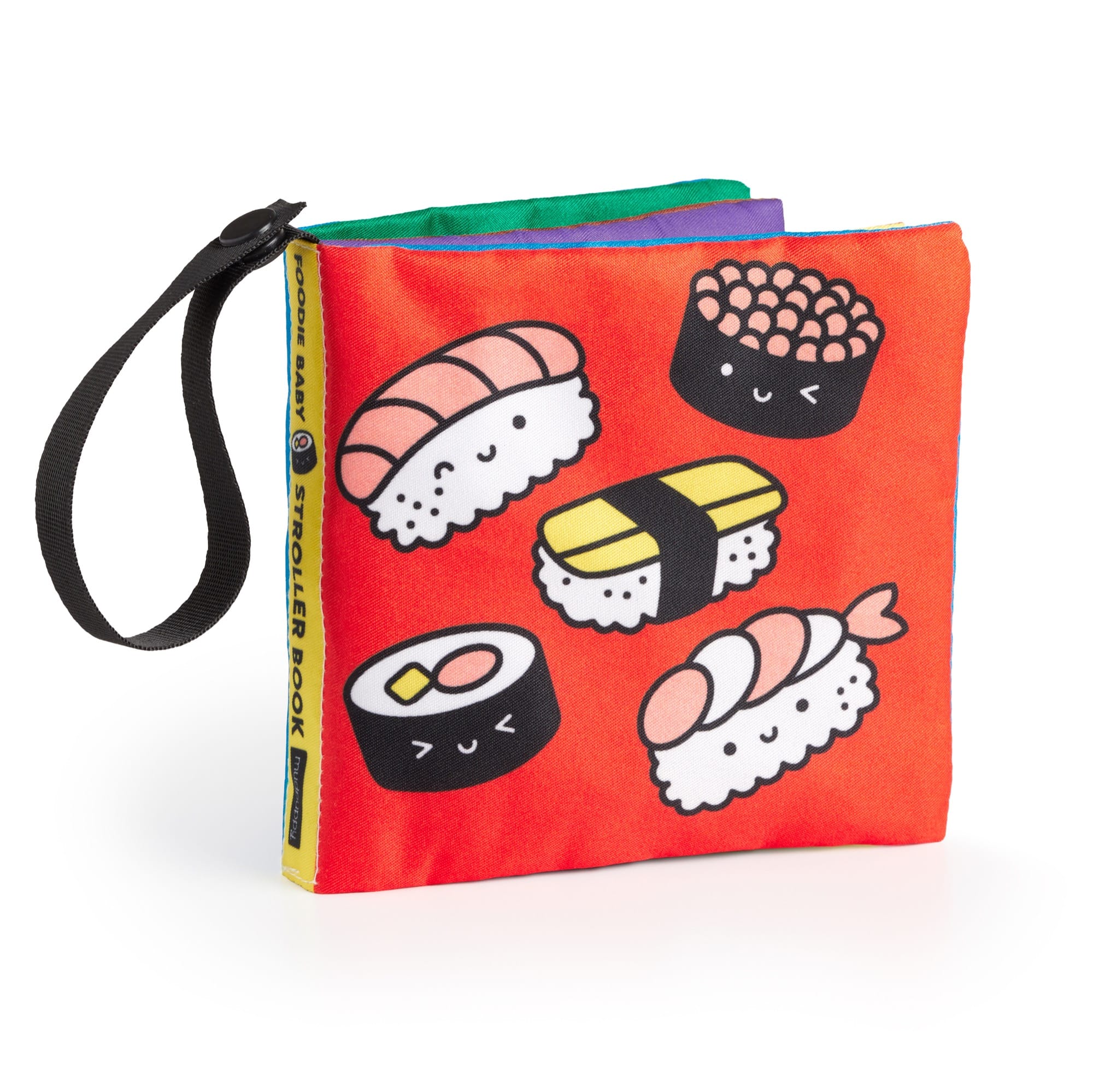 Mudpuppy Foodie Baby Crinkle Fabric Stroller Book