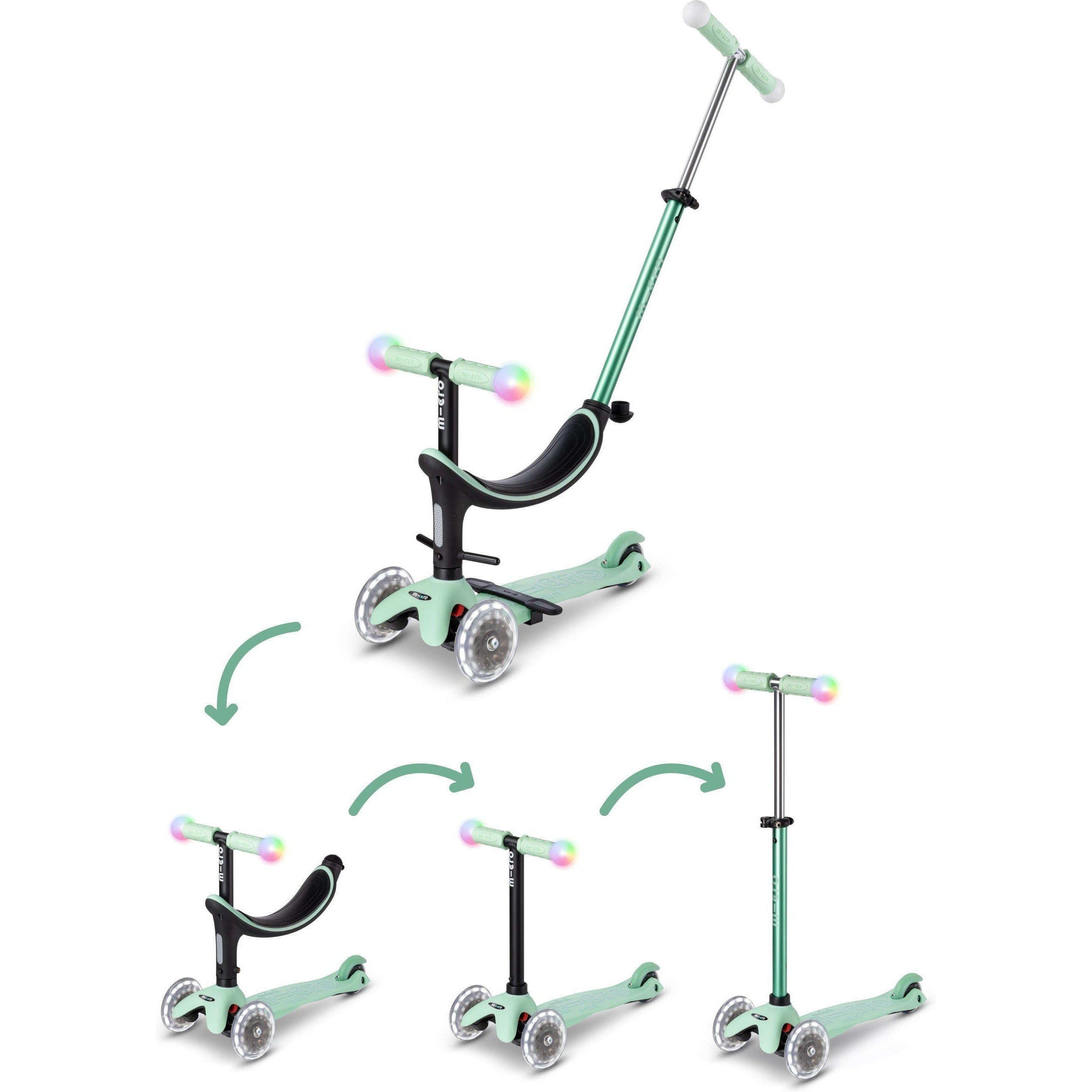 Micro Kickboard Mini2Grow Magic LED Scooter