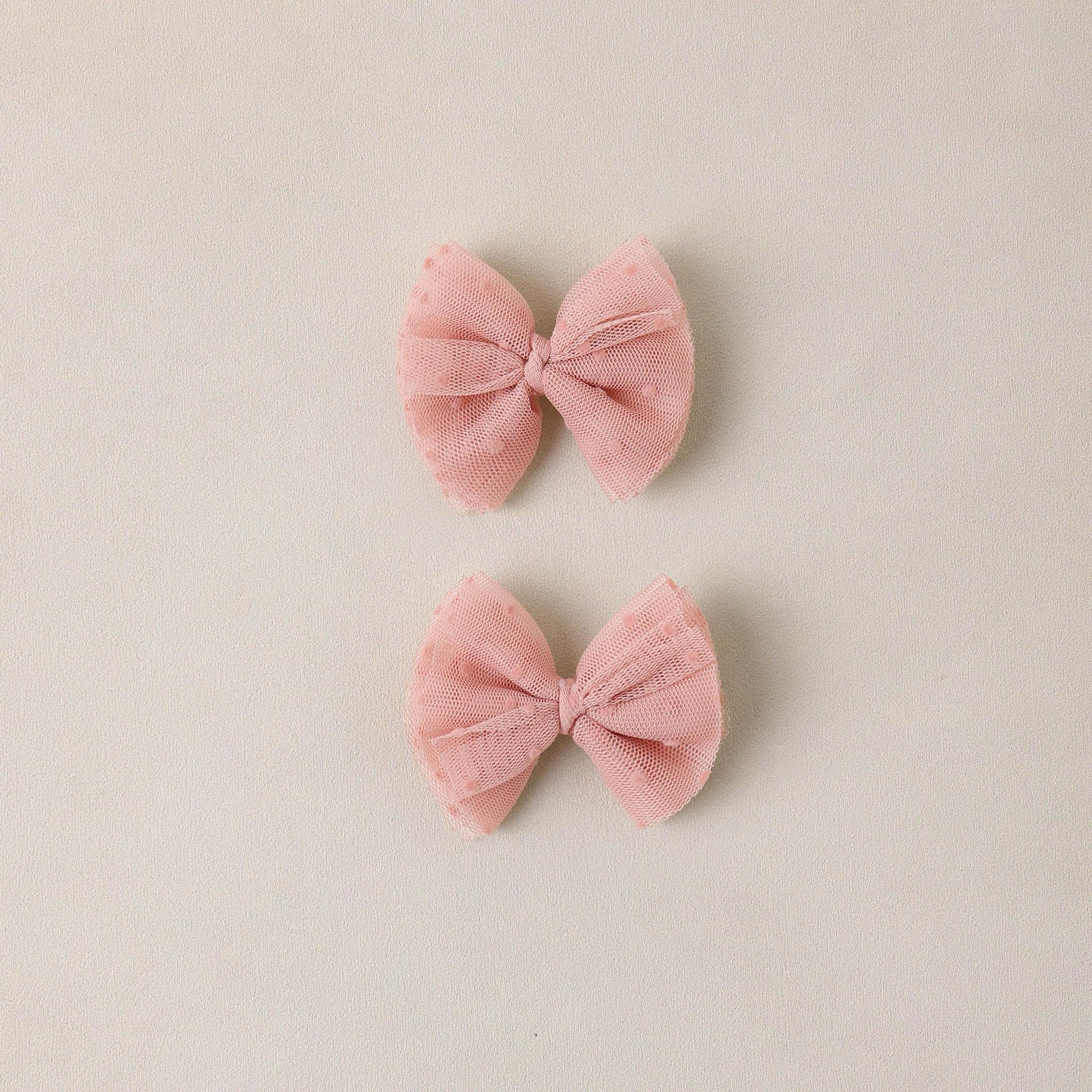 Noralee Flutter Tulle Clips | Pink