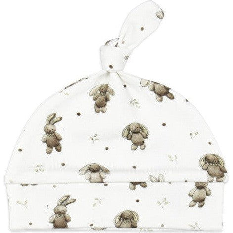 L'ovedbaby Organic Knotted Hat | Brixy Bunny Shadow