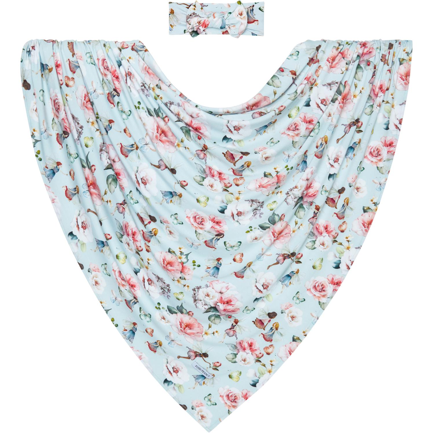 Posh Peanut Melinda Swaddle & Headwrap Set