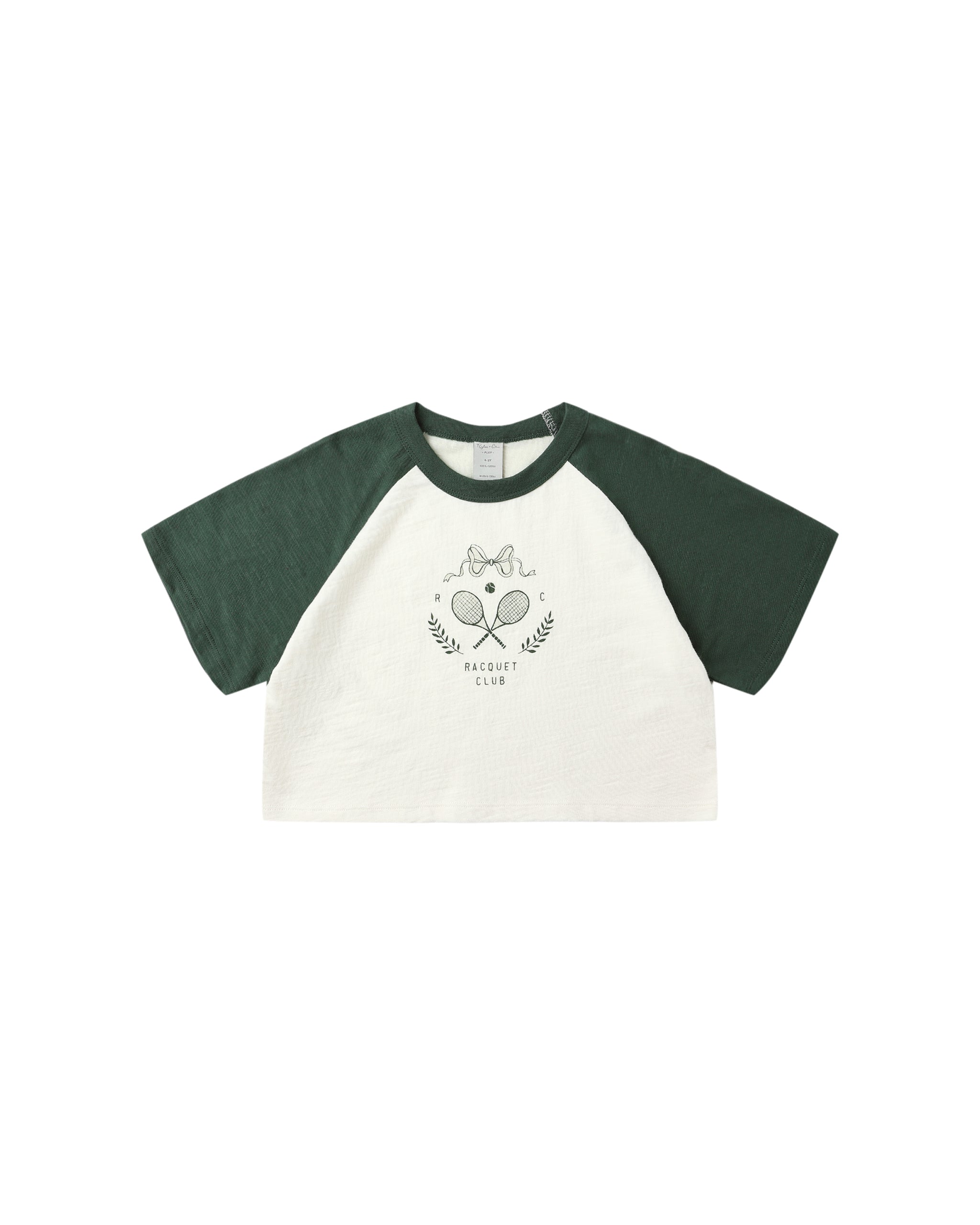Raglan Crop Tee || Racquet Club