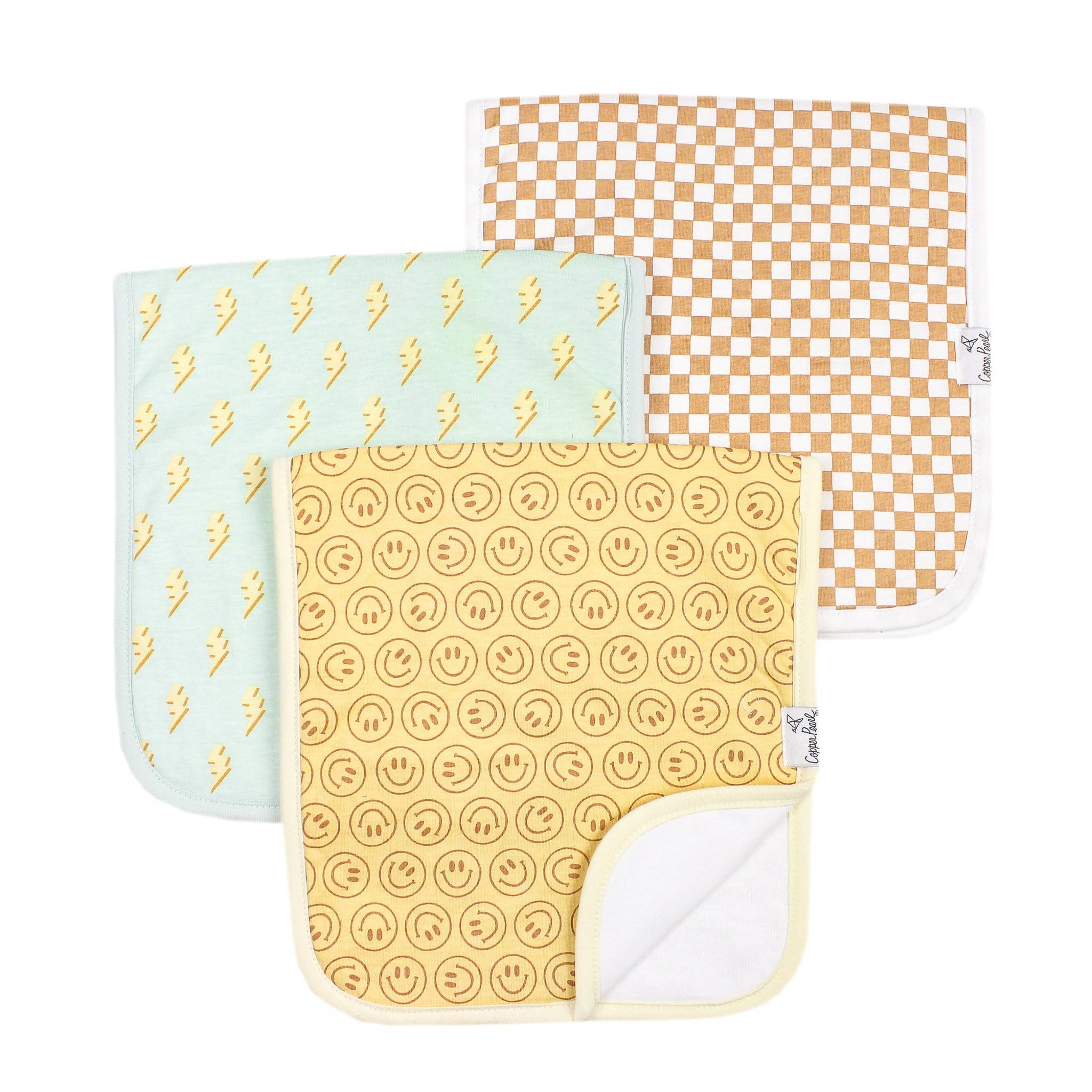 Copper Pearl Premium Burp Cloths | Vance