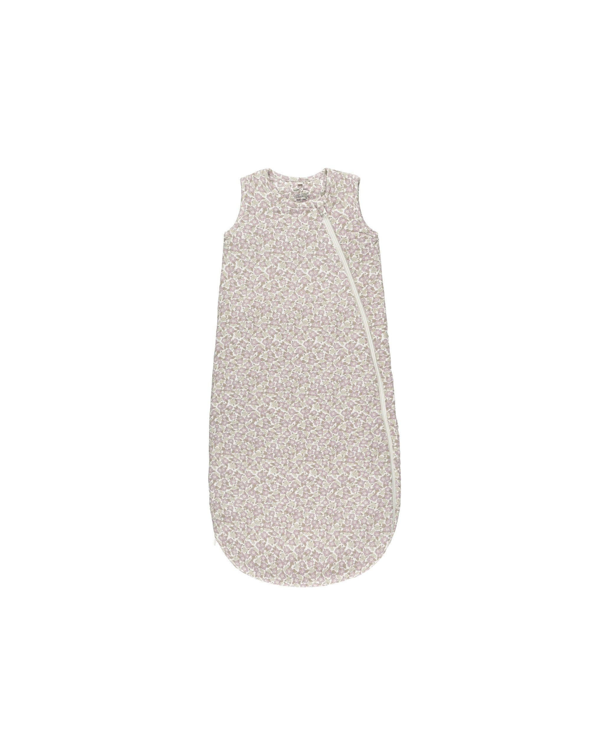 Quincy Mae Bamboo Sleep Bag || Purple Floral