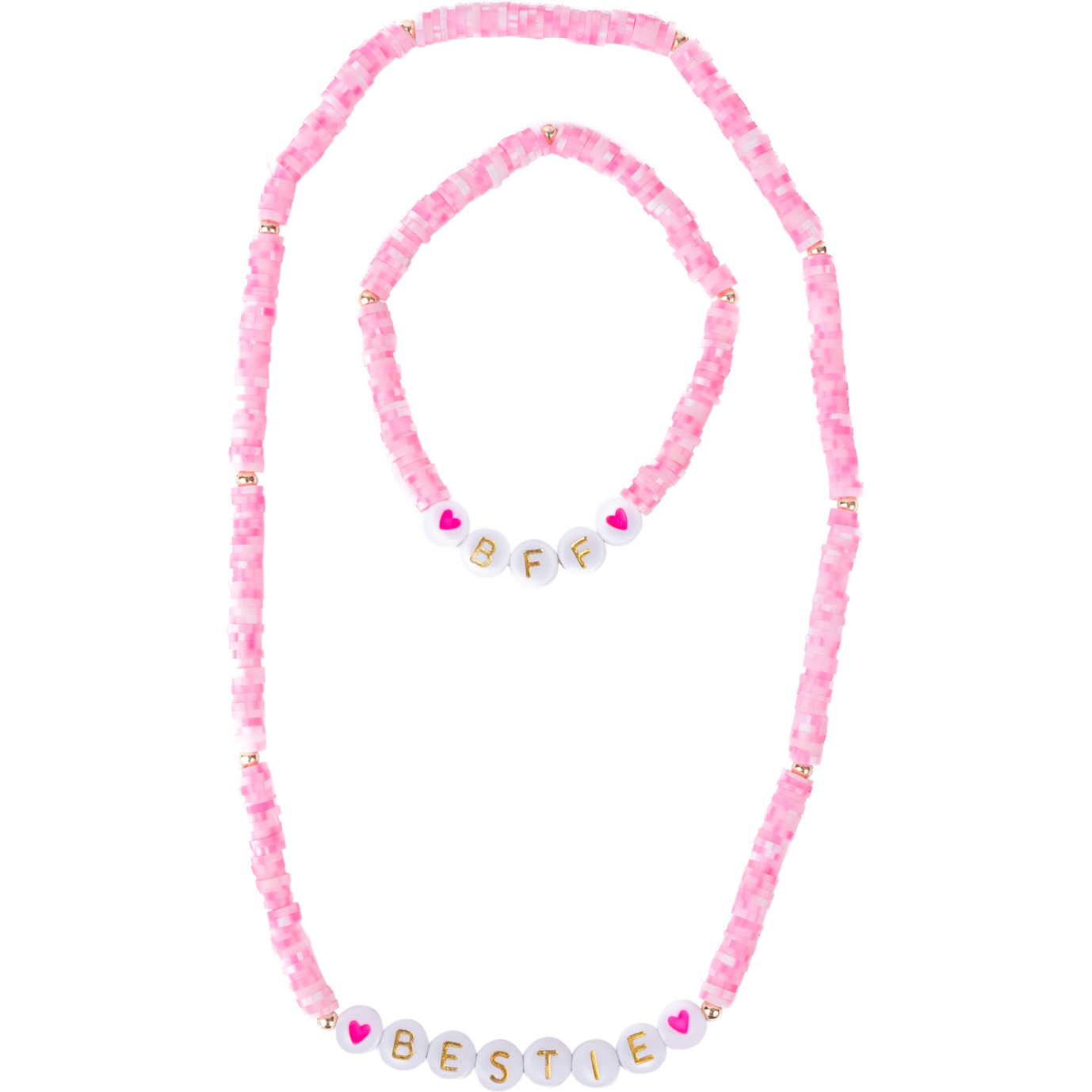 Great Pretenders Bestie Necklace & Bracelet Set