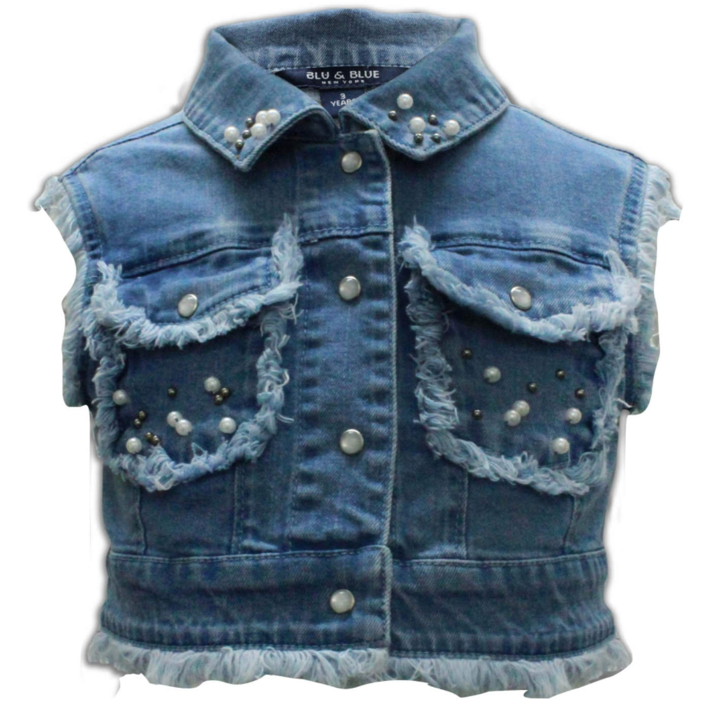 Blu & Blue Eva Denim Vest