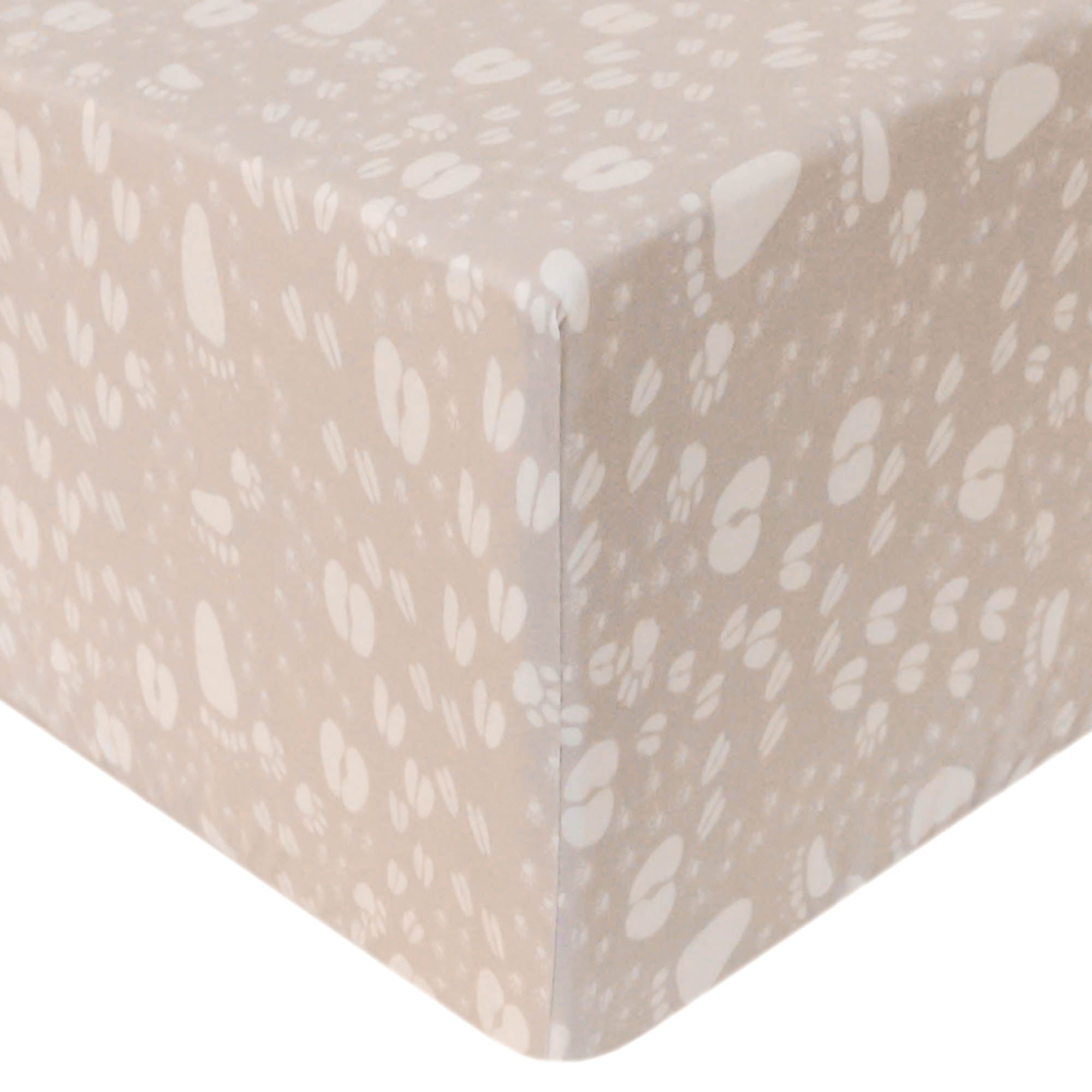 Copper Pearl Premium Knit Fitted Crib Sheet | Tracker