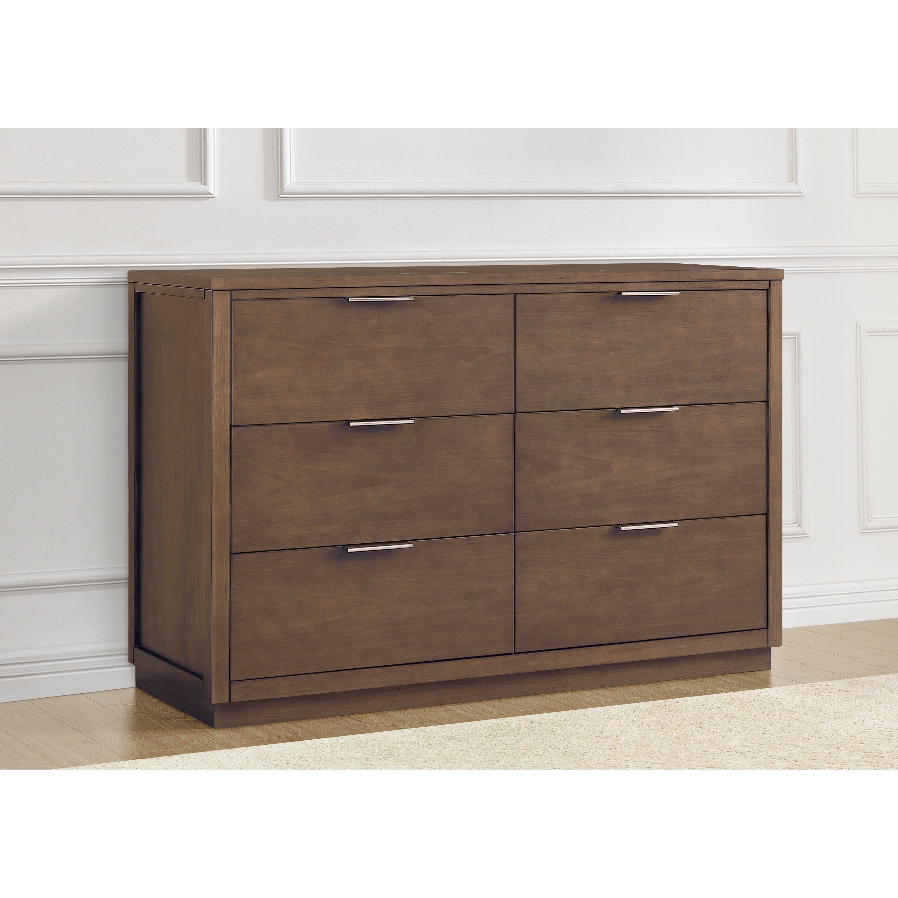Delta Children Forever 6-Drawer Dresser with Interlocking Drawers | Naturals Collection