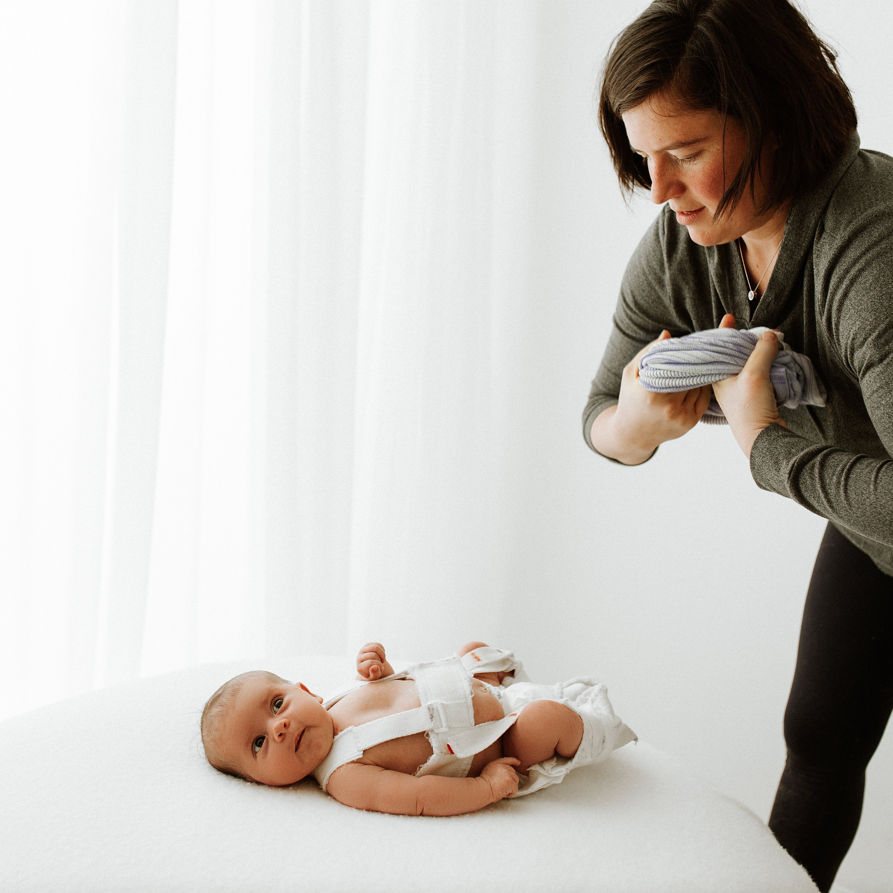 Swaddelini Baby with Brace Sleep Sack Swaddle Solution