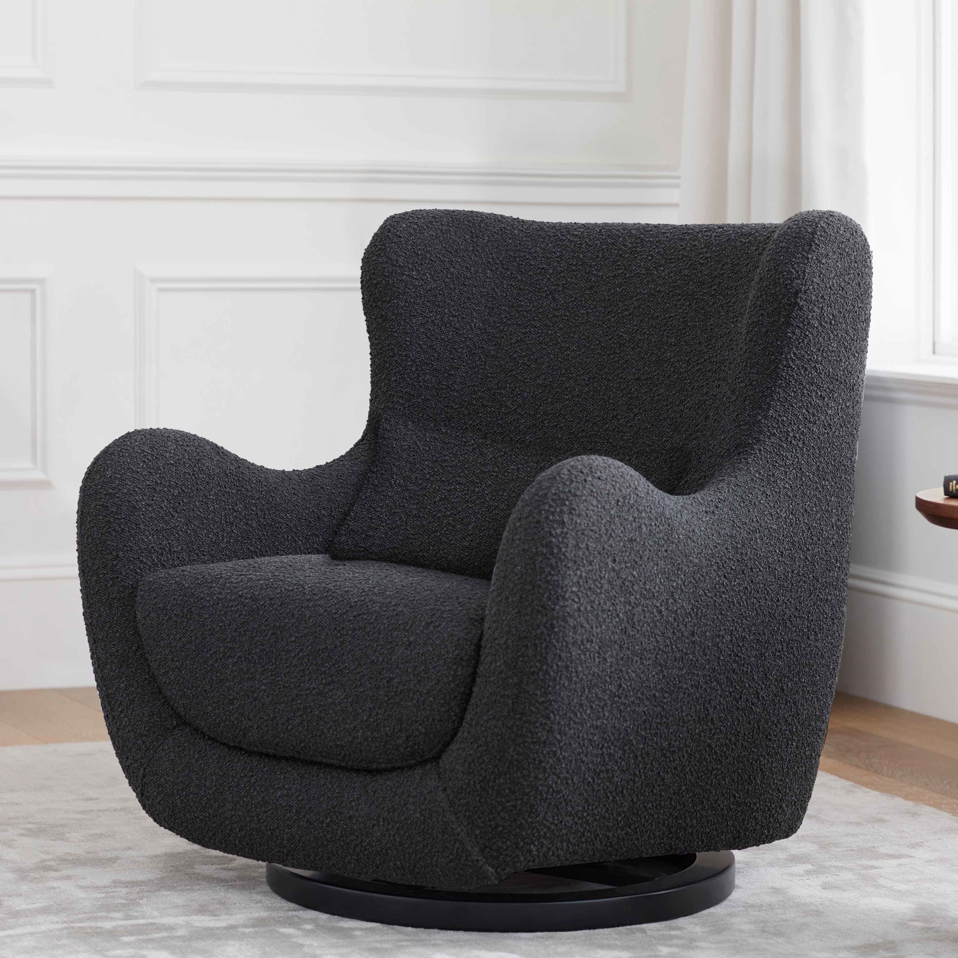 Nursery Works Solstice Swivel Glider in Boucle