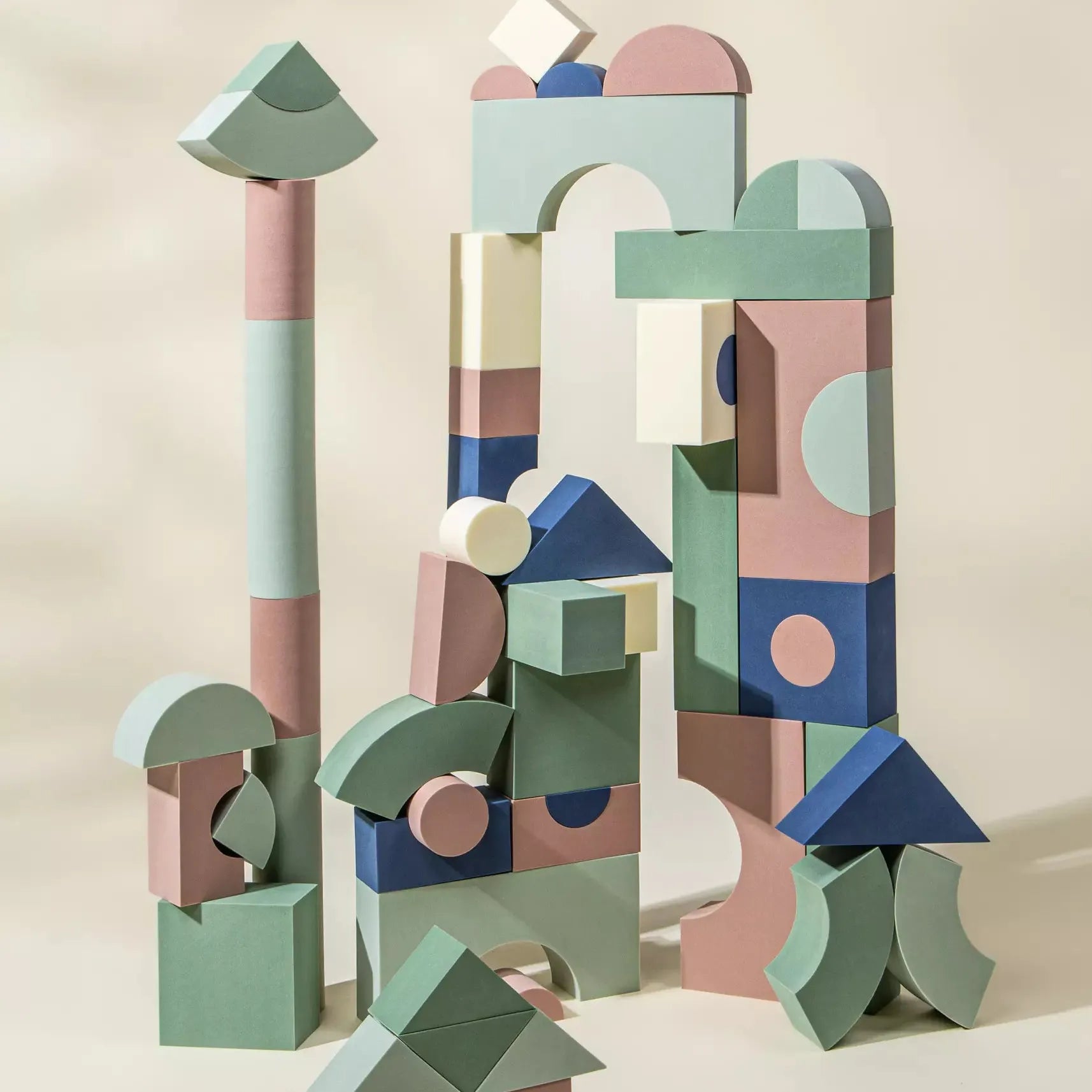 Coco Village EVA Foam Building Blocks Set - Medium (52 pcs)