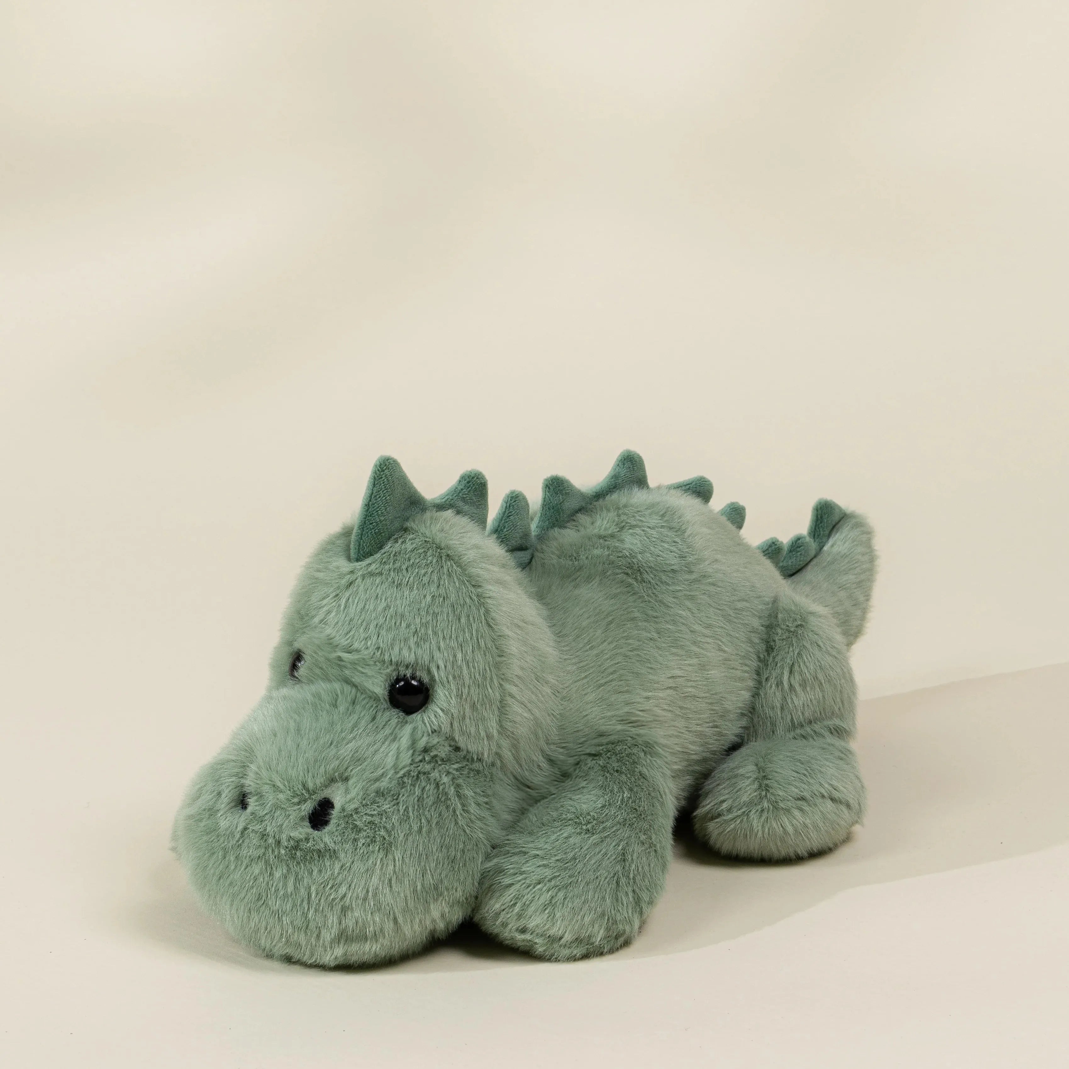Coco Village Dino Plush Toy - Light Green Stegosaurus